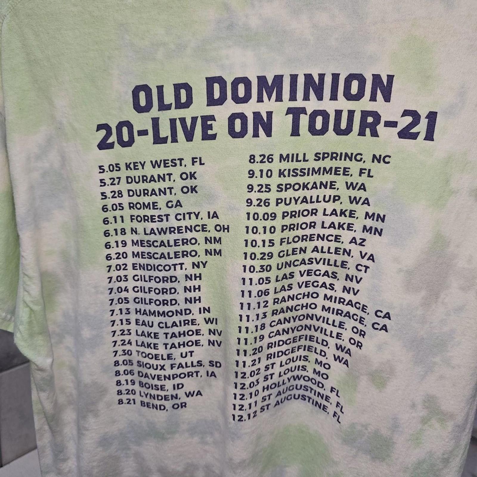 Designer Old Dominion Band T-shirt Size L / US 10 / IT 46 - 6 Thumbnail