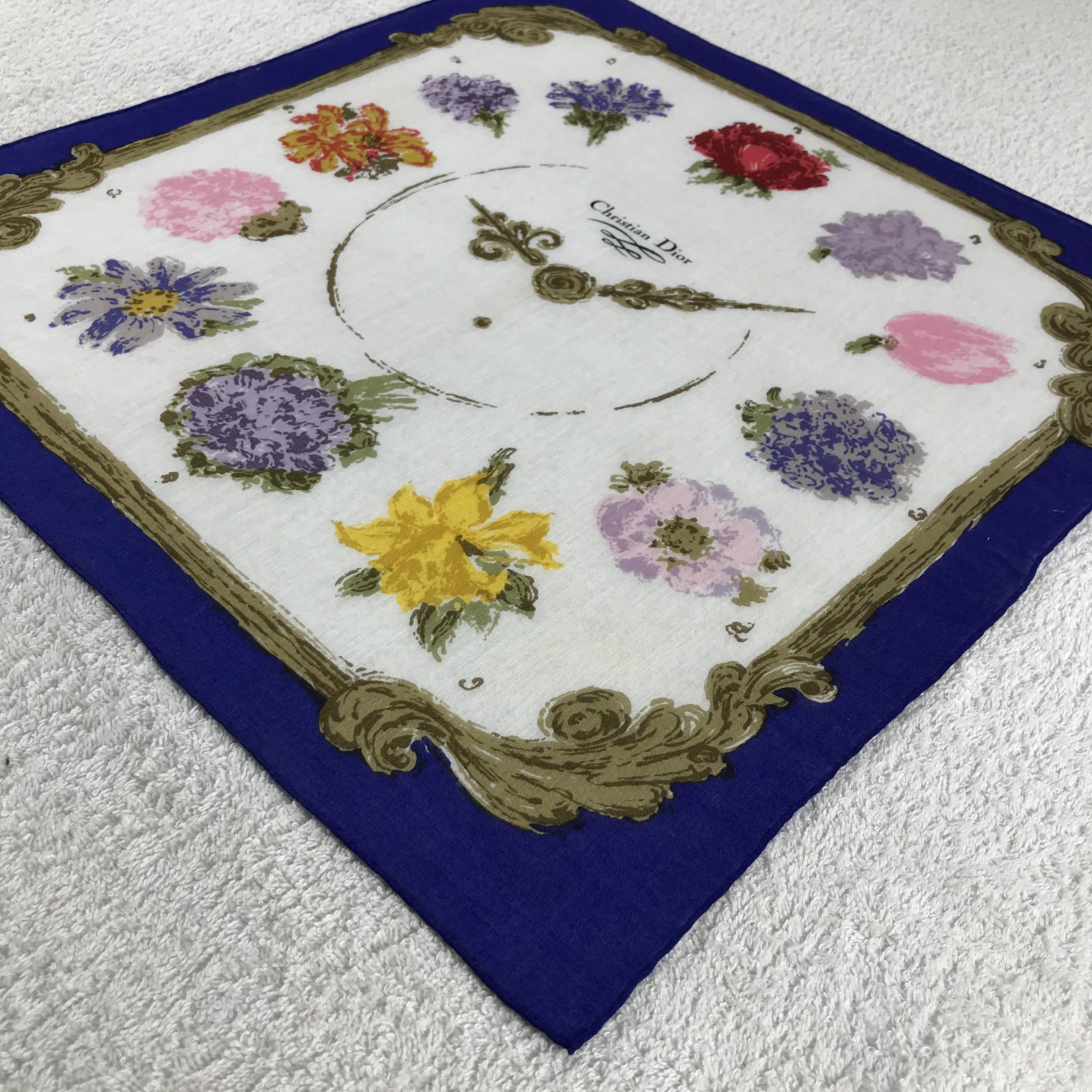 Christian Dior Monsieur × Vintage Christian Dior Bandana / Handkerchief / Neckerchief - S146 Size ONE SIZE - 2 Thumbnail