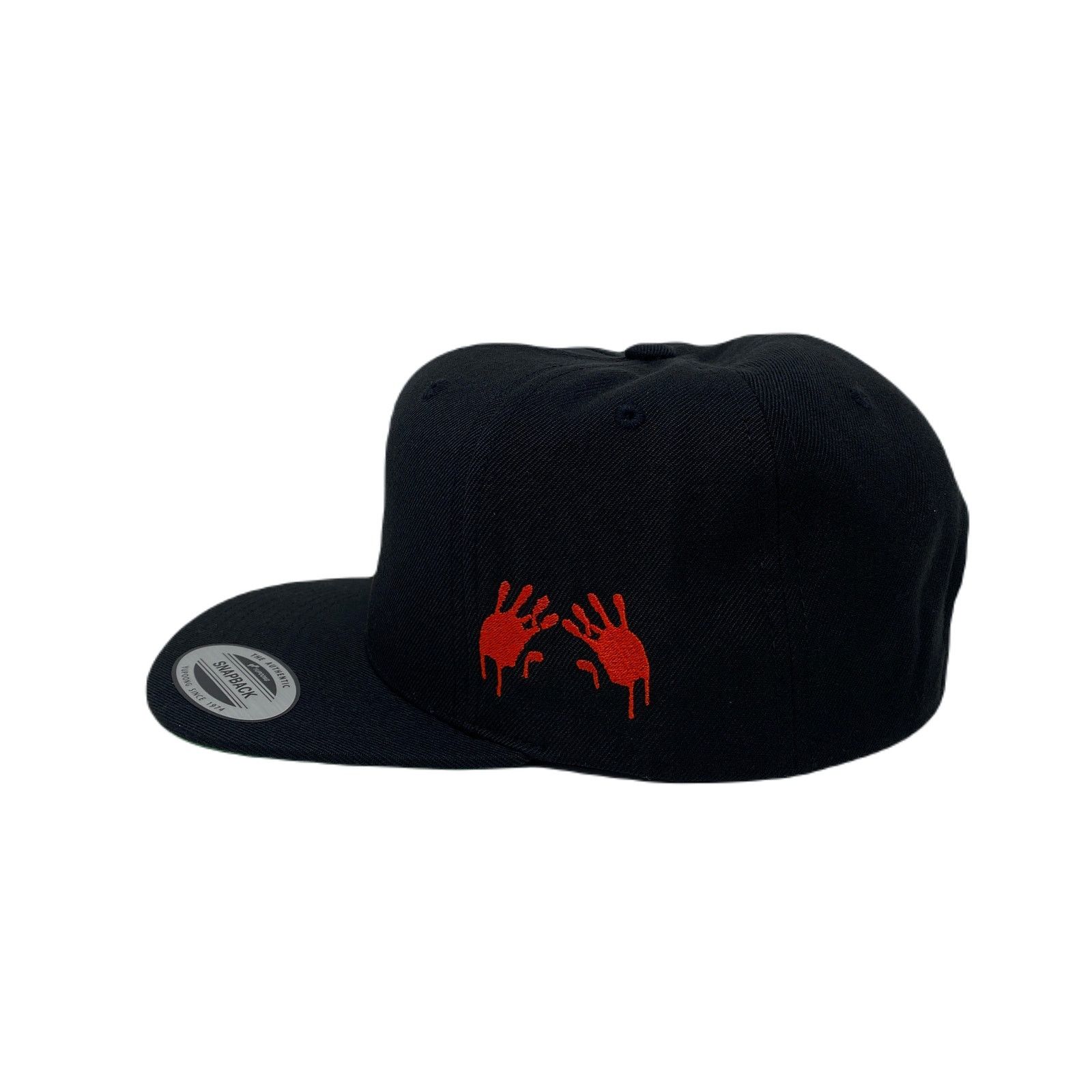 Other Los Angeles LA Drip Bloody Hands Halloween Snapback Hat Size ONE SIZE - 6 Thumbnail