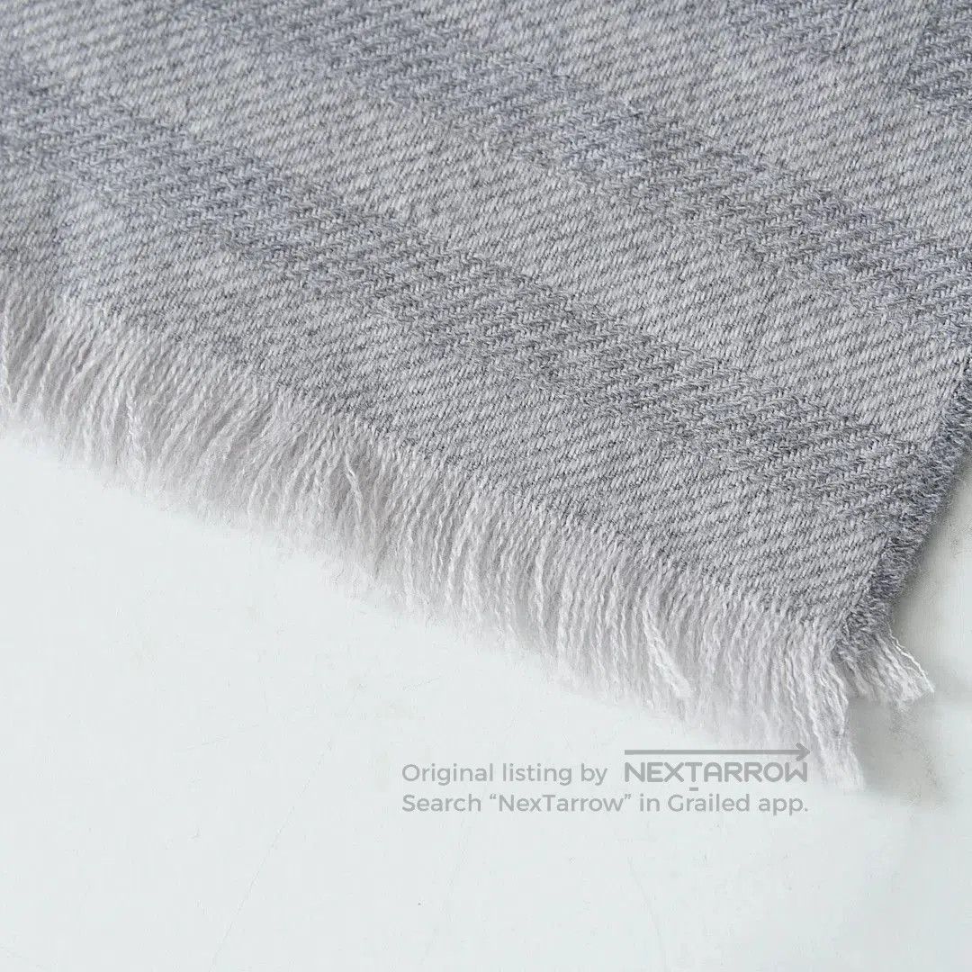 Fendi Fendi Men's Logo Wool Scarf. Size ONE SIZE - 3 Thumbnail