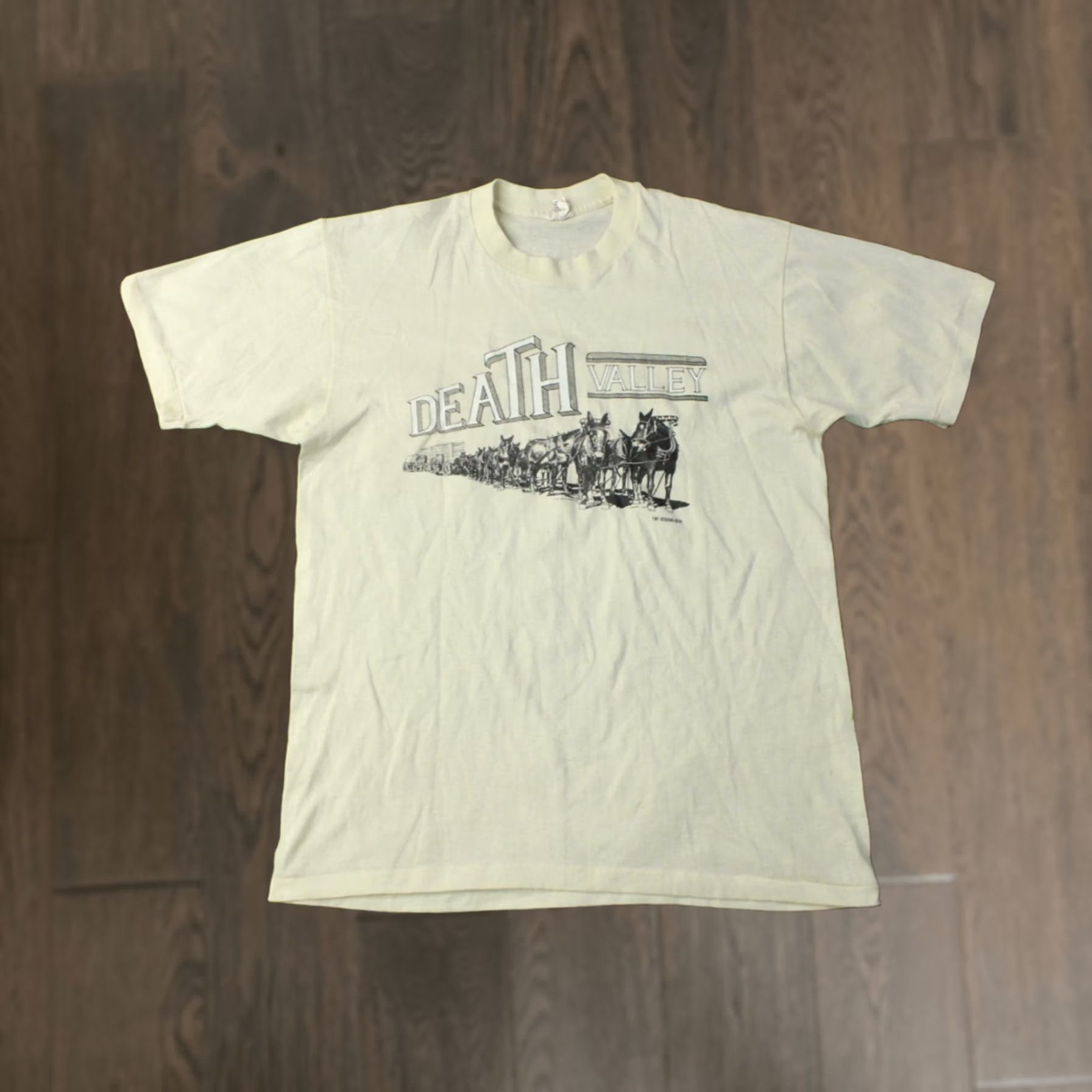 Vintage VINTAGE DEATH VALLEY 1984 BAND SHIRT JERSEY T FINE ORIGINAL SIZE L MEN Size US L / EU 52-54 / 3 - 1 Thumbnail