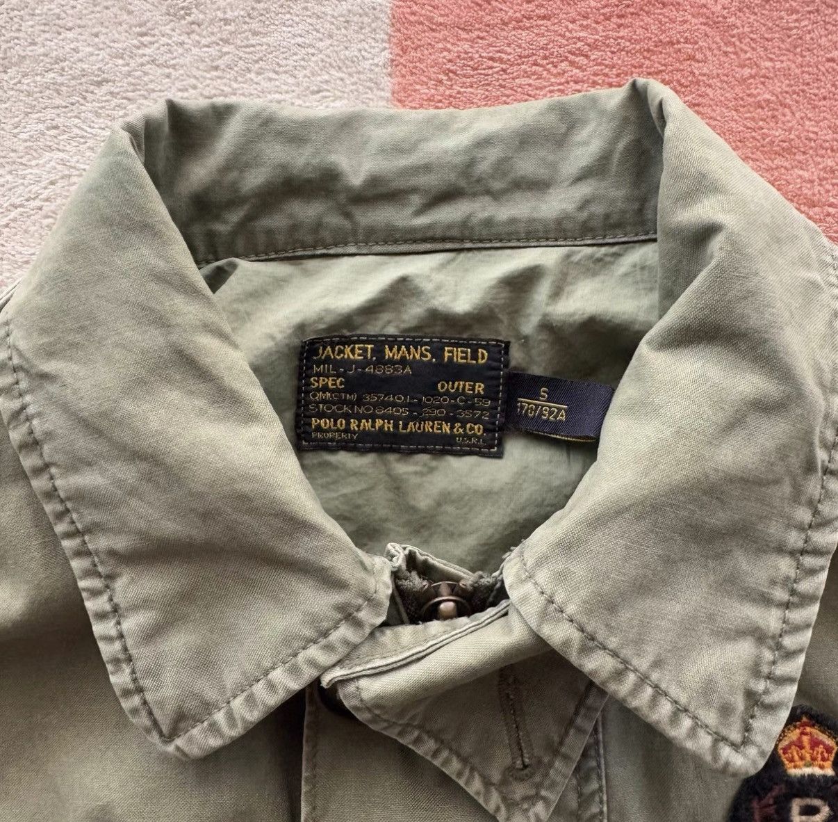 Polo Ralph Lauren Ralph Lauren Polo Embroidered M43 Military Jacket K22 Size US S / EU 44-46 / 1 - 5 Thumbnail