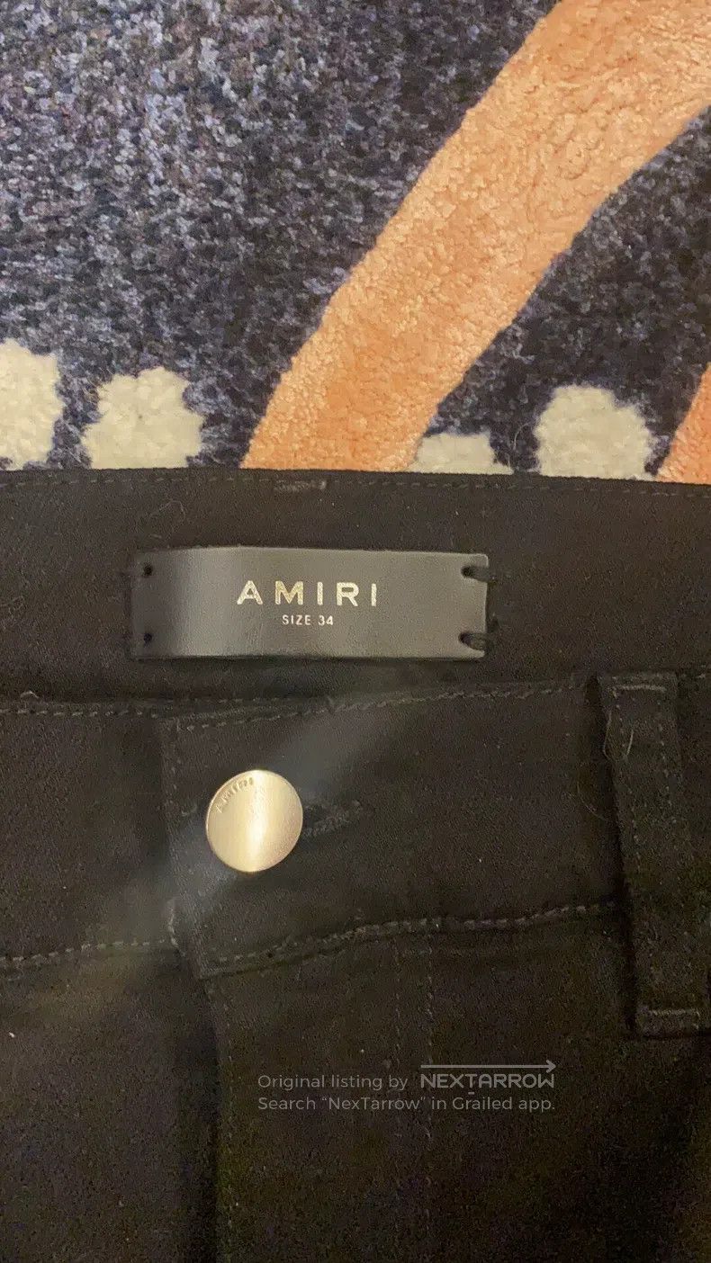 Amiri Amiri Size 34 Black Diamond jeans Size US 34 / EU 50 - 3 Thumbnail