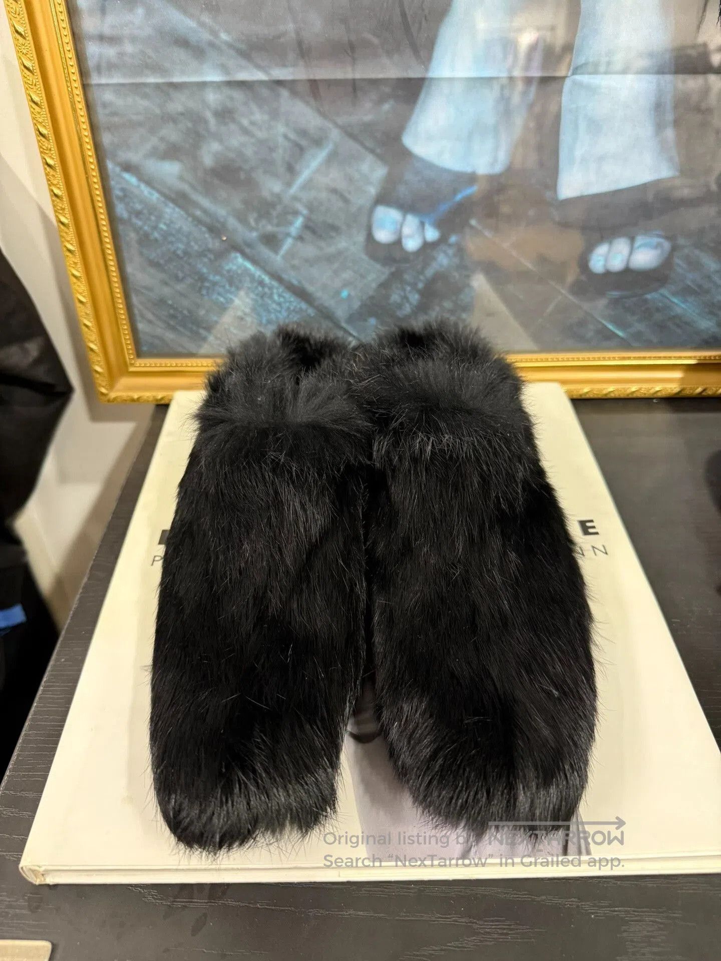 Yohji Yamamoto yohji yamamoto faux fur slippers size 38. Size US 6 / IT 36 - 2 Thumbnail