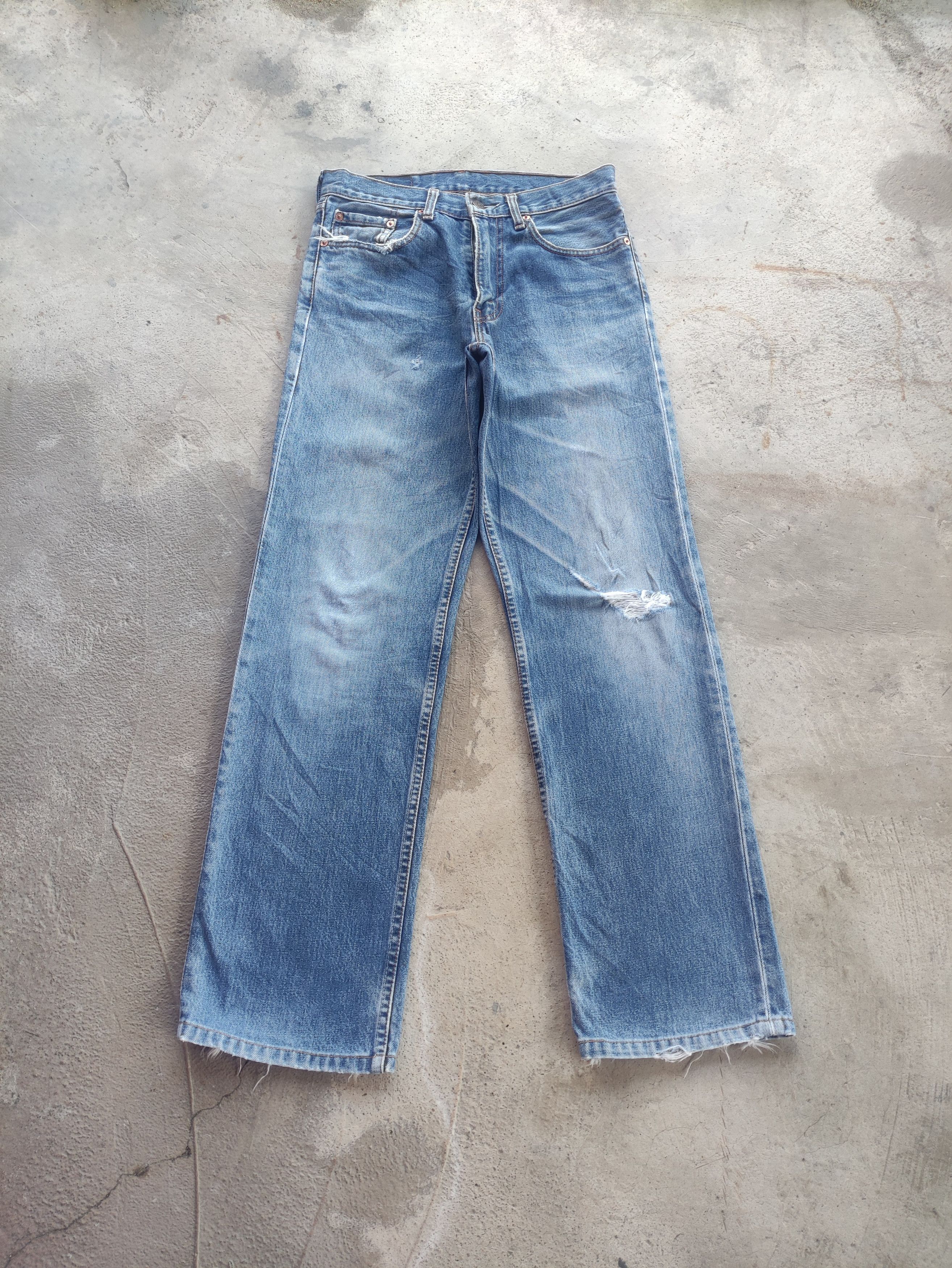 Vintage Levis 508 Jean Distressed Faded Denim