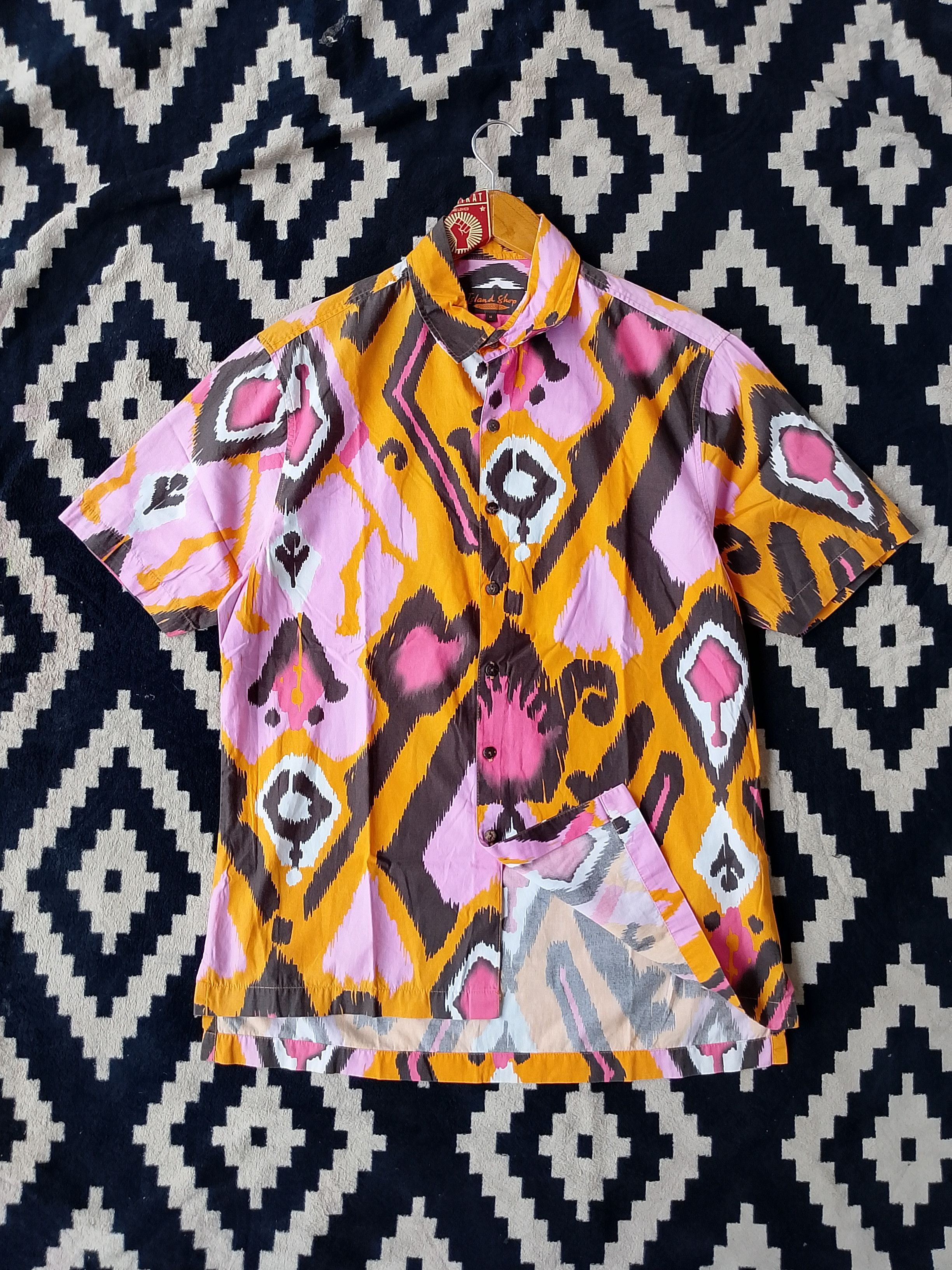 Vintage Vintage Island Shop Abstract Shirt Hawaiian Surfwear Size US M / EU 48-50 / 2 - 2 Thumbnail