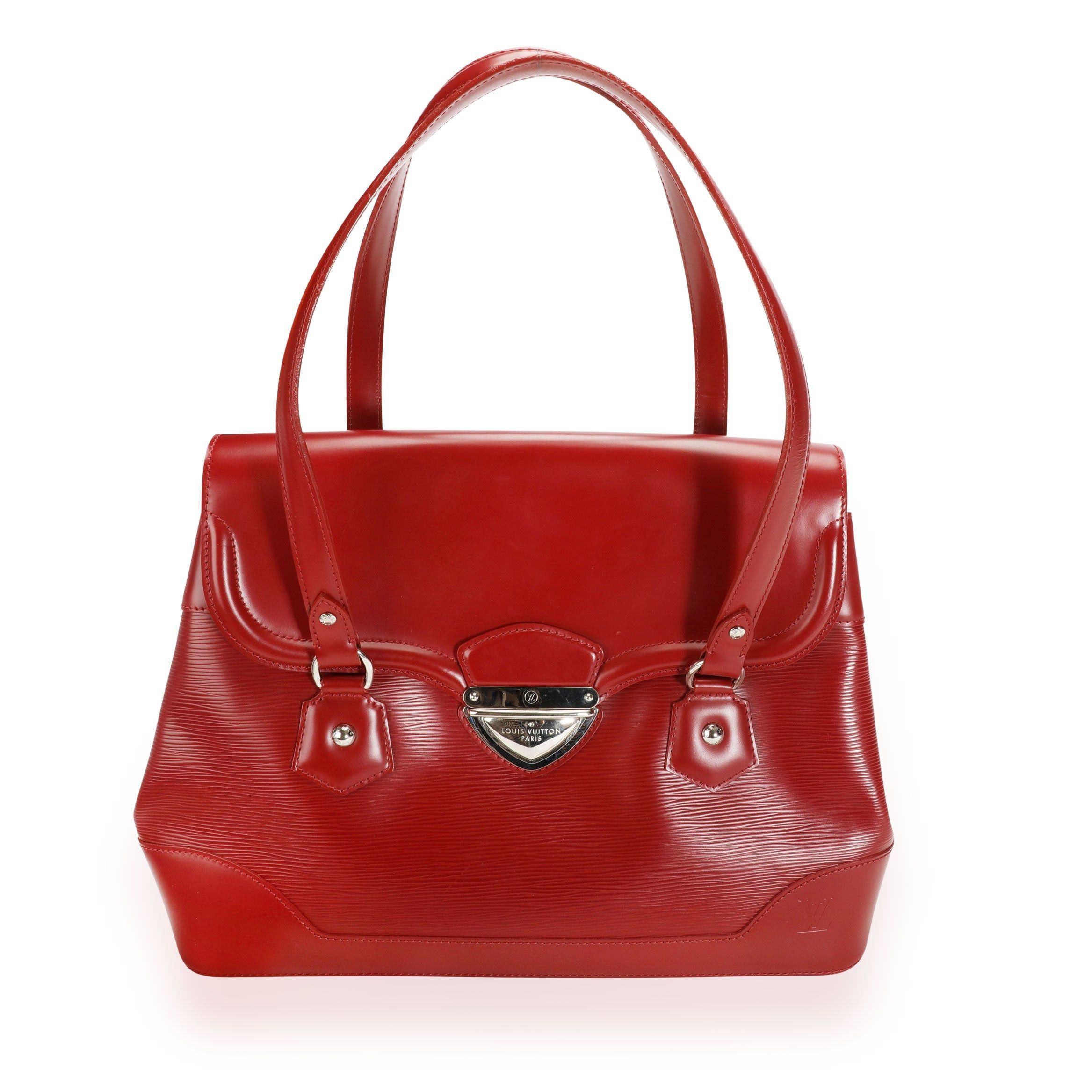 image of Louis Vuitton Rubis Epi Bagatelle Gm in Red, Women's