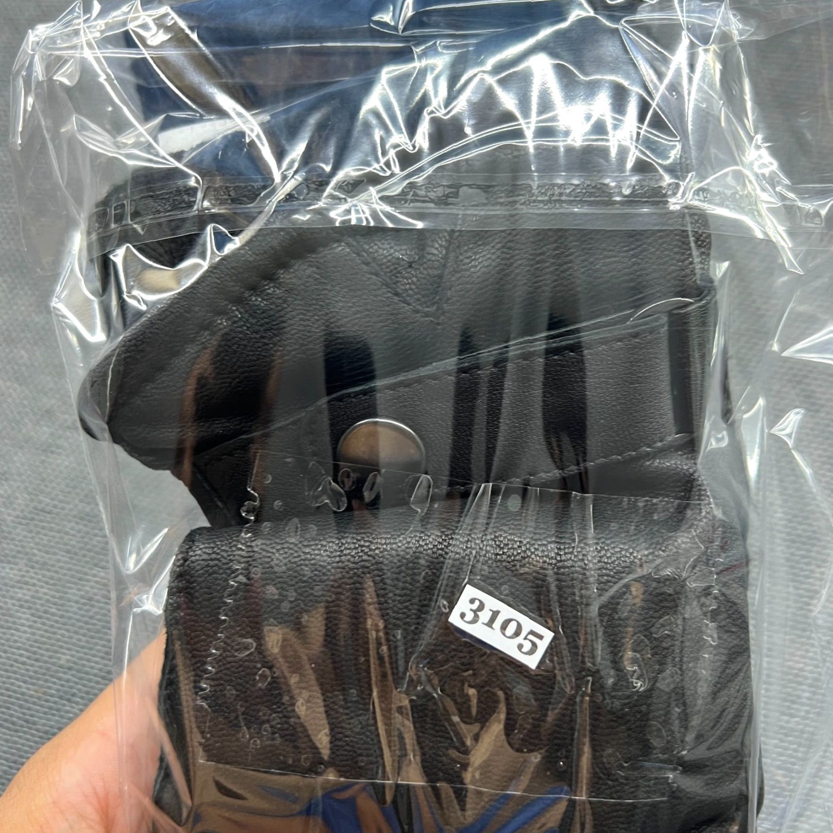 Vintage CUBUS Real Leather Gloves Mens Size M Lined Black, Wool Lining, Leather Size ONE SIZE - 2 Thumbnail