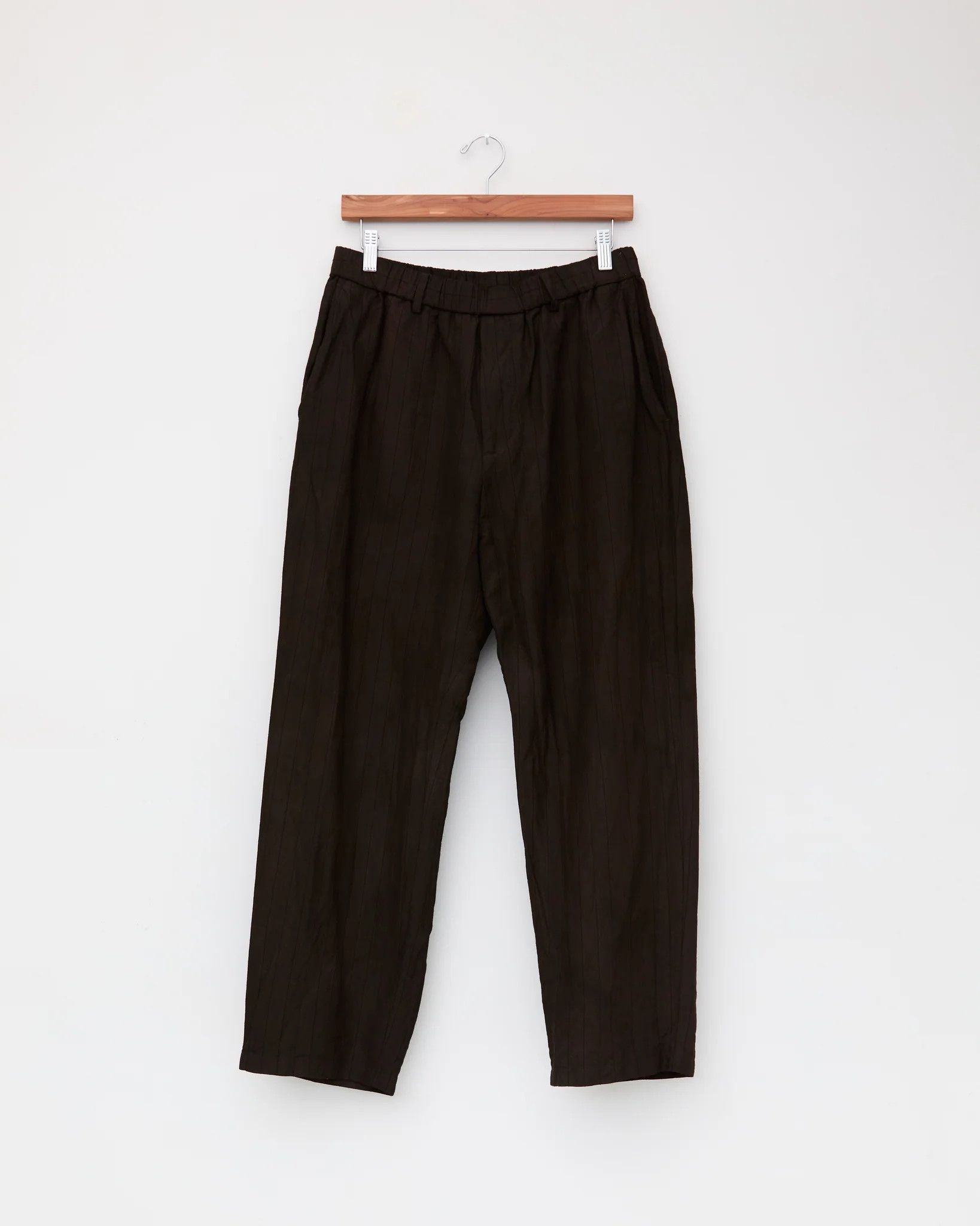 Yoko Sakamoto standard easy pants in Kakishibu