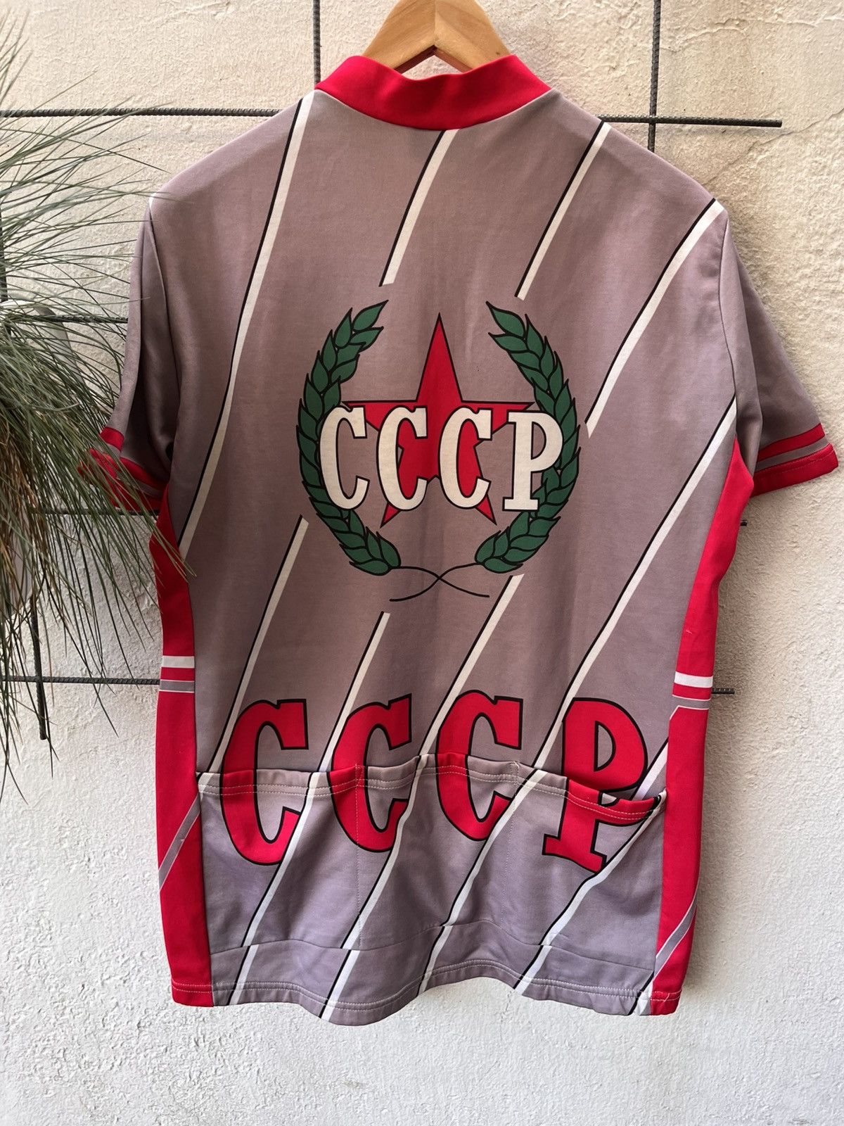 Vintage Giessegi CCCP Sowjet Cycling Vintage Jersey Size US XL / EU 56 / 4 - 7 Thumbnail