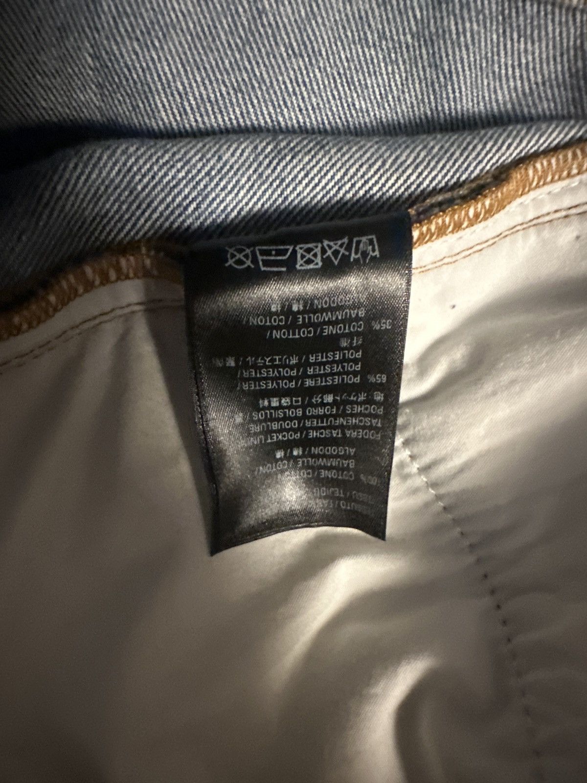 Balenciaga Balenciaga Midnight Blue Teddy Overprint Denim Size US 28 / EU 44 - 7 Thumbnail