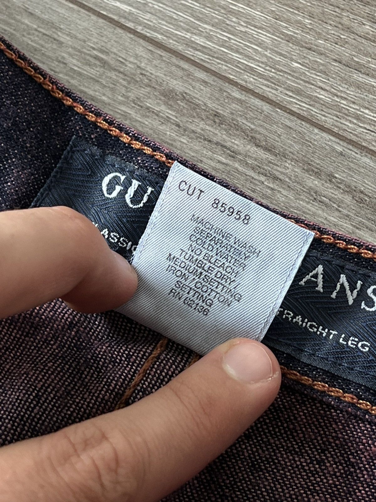 Guess ARCHIVAL Guess Made in USA vintage 80s 90s Classic Jeans Size US 34 / EU 50 - 18 Thumbnail