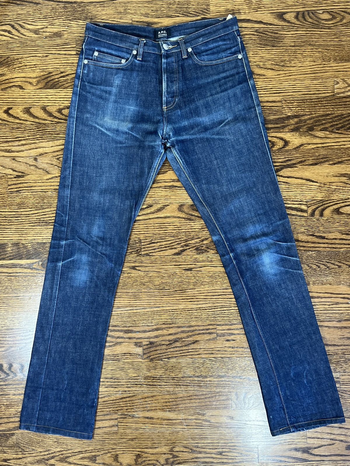 A.P.C. APC New Cure H Raw Denim Jeans Size US 30 / EU 46 - 1 Thumbnail