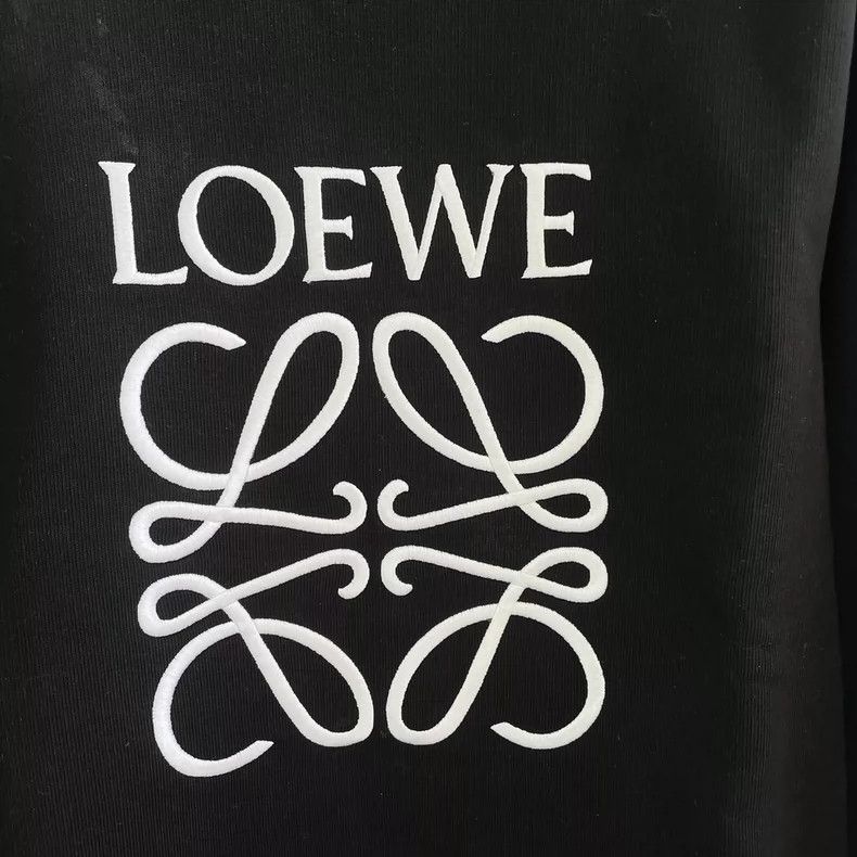 Loewe LOEWE Black round neck hoodie Size M / US 6-8 / IT 42-44 - 5 Thumbnail