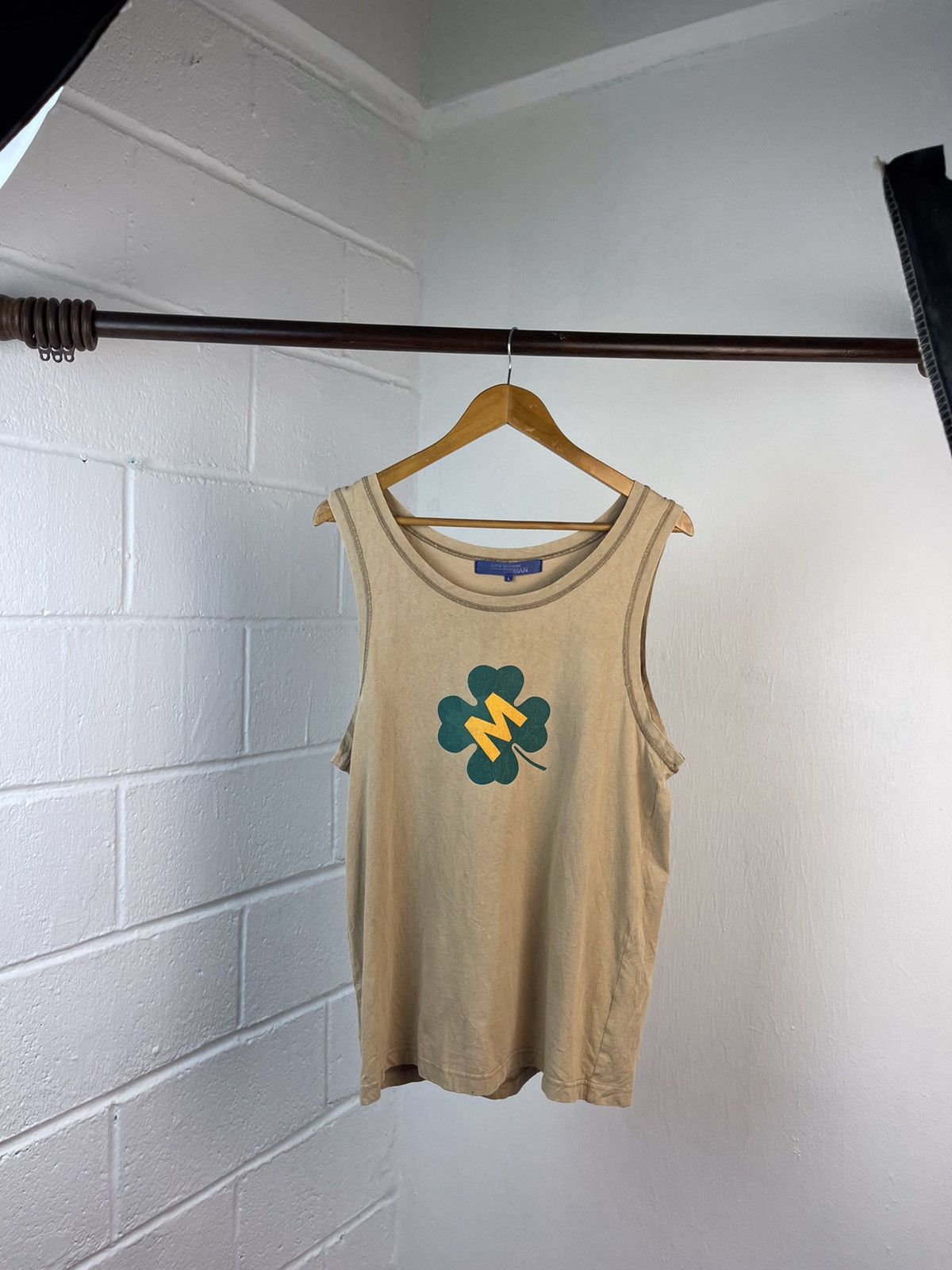 Comme des Garcons Homme AD2003 Junya Watanabe Man CLOVER Tank Top Size US M / EU 48-50 / 2 - 4 Thumbnail