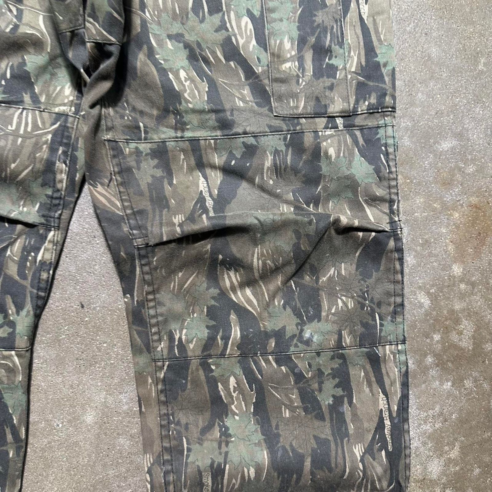 Realtree Vintage Army Camo Cargo Pants 31x31 Double Knees Camouflage Size US 31 - 4 Thumbnail