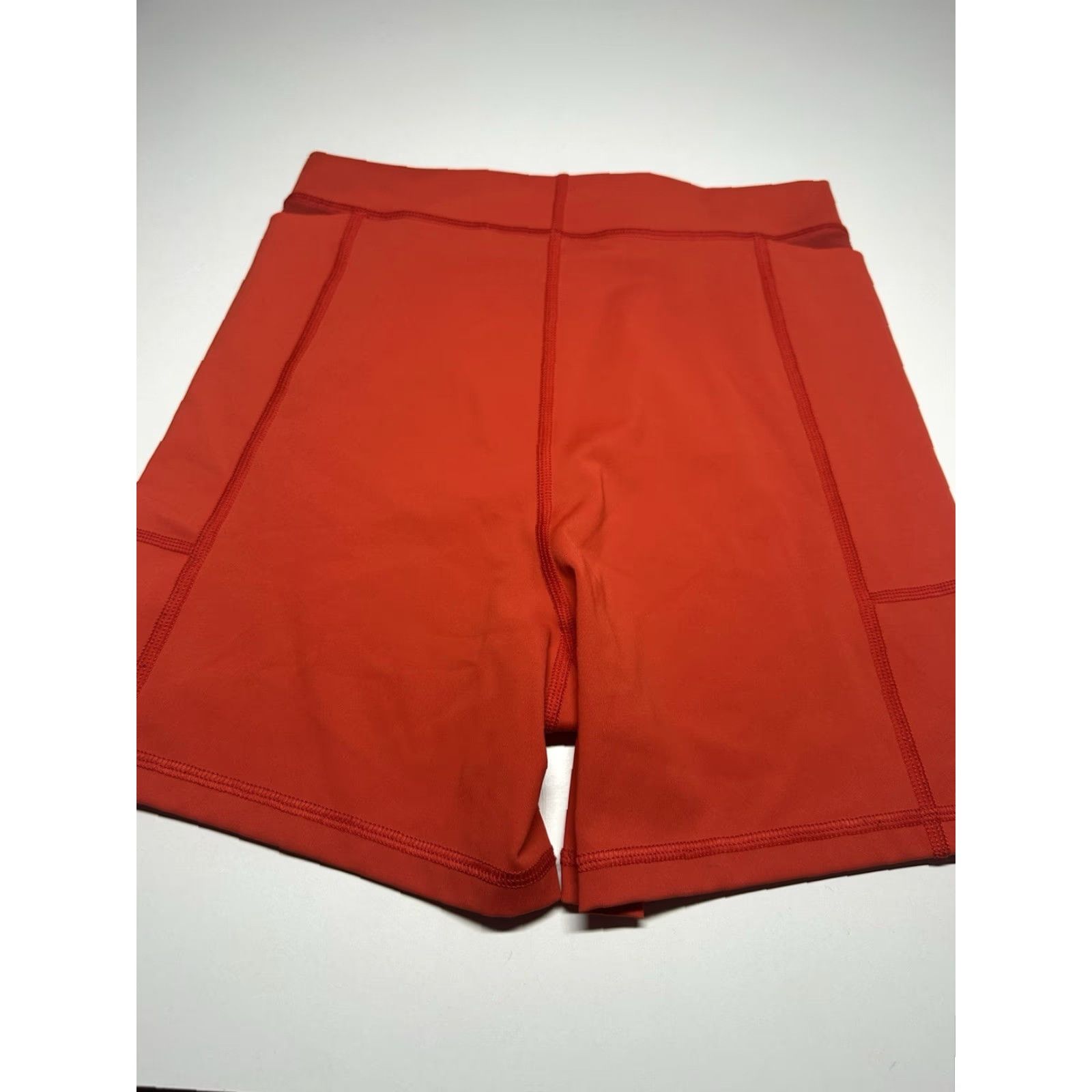 Vintage Offline Aerie Women Shorts M Stretch Compression Side Pockets Red Size 32" / US 10 / IT 46 - 5 Thumbnail