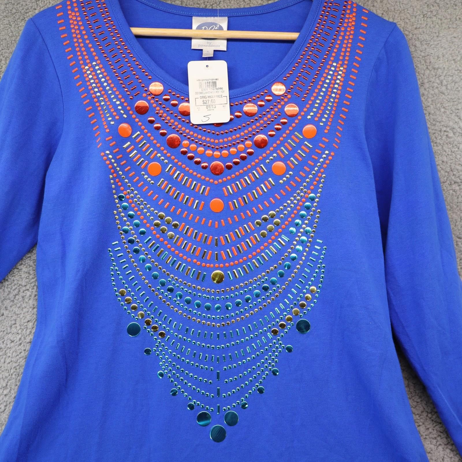 Other Dg2 Diane Gilman Women Small Top New NWT Beads Size S / US 4 / IT 40 - 2 Thumbnail
