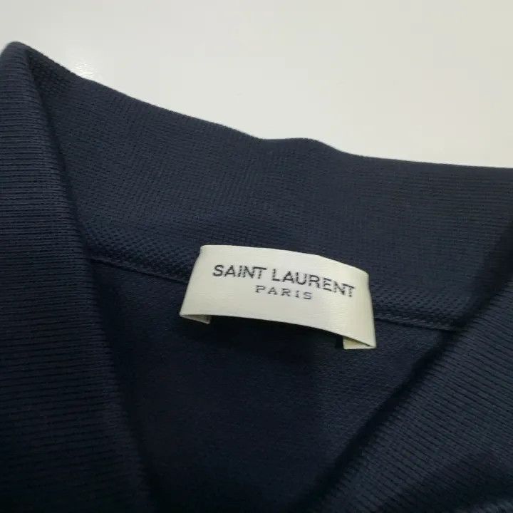 Saint Laurent Paris Saint Laurent Cropped Short Sleeve Polo -2507 Size M / US 6-8 / IT 42-44 - 5 Thumbnail