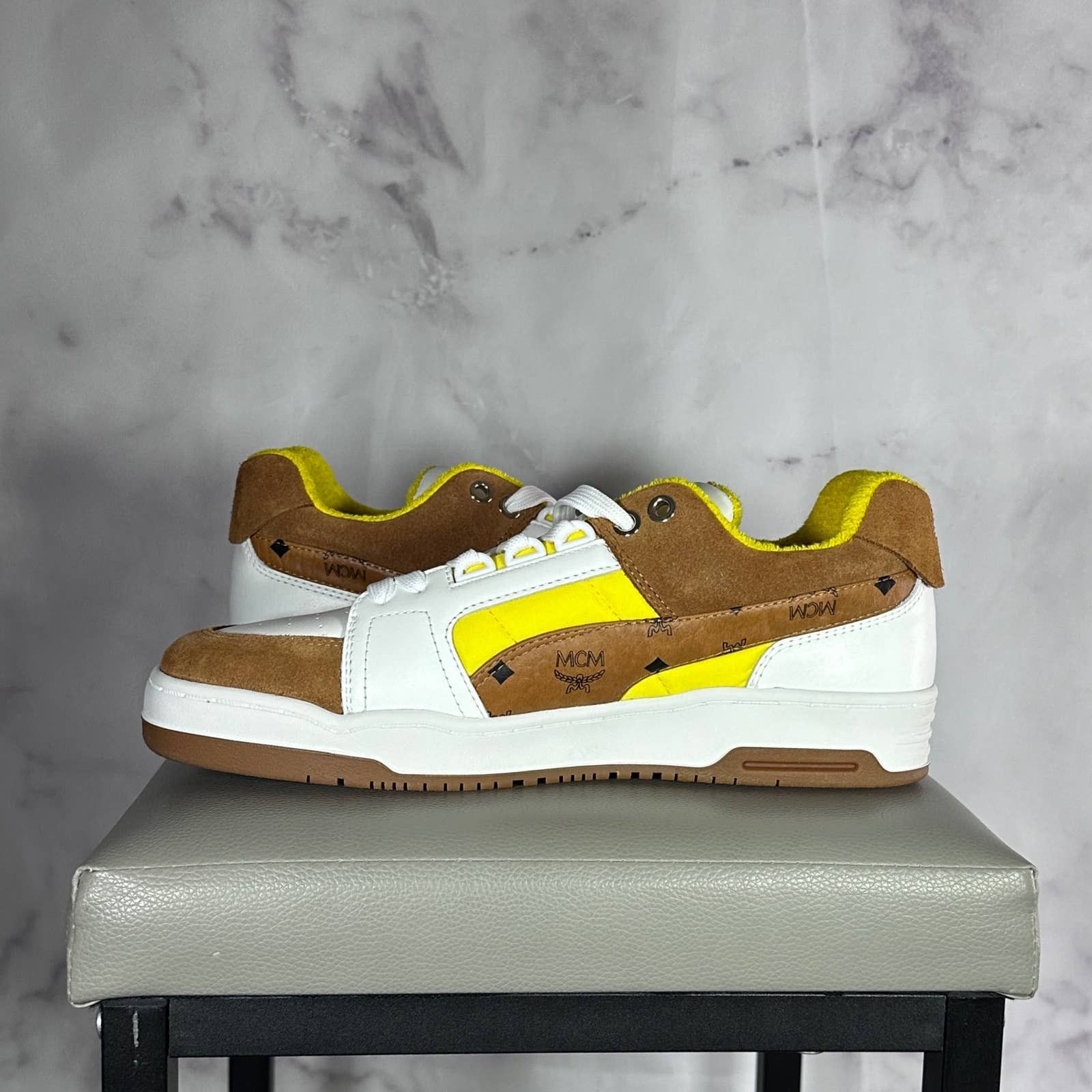 MCM × Puma Slipstream Low White/Yellow Size US 8 / EU 41 - 7 Thumbnail