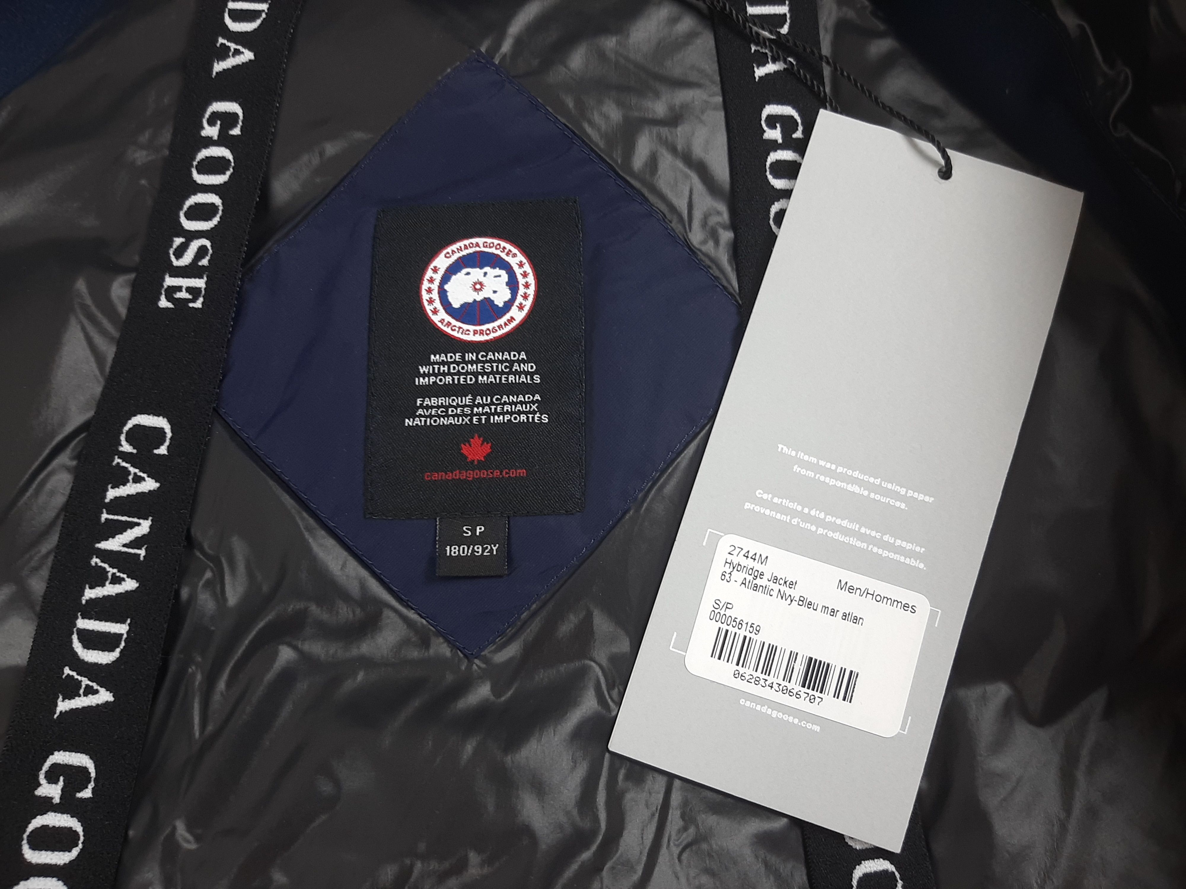 Canada Goose Canada Goose HyBridge Jacket Navy Men's Size S Size US S / EU 44-46 / 1 - 16 Thumbnail