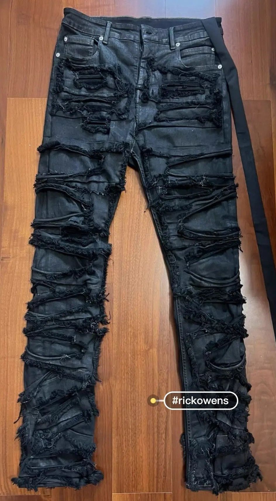 Rick Owens Drkshdw Rick Owens 21FW Distressed Jeans Size US 36 / EU 52 - 1 Thumbnail