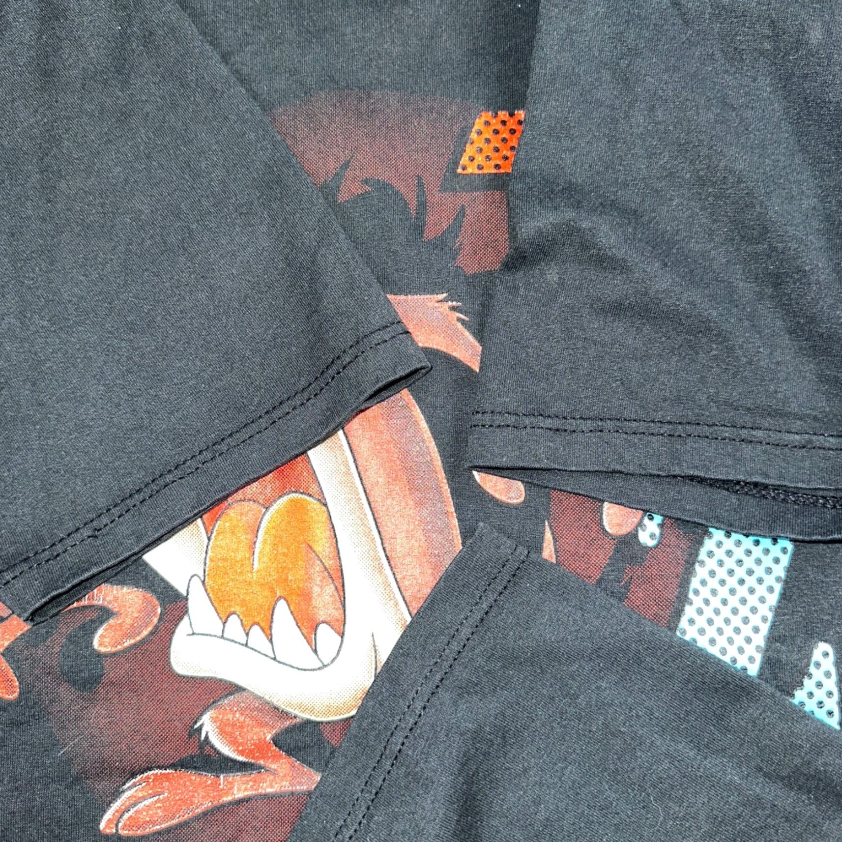 Vintage VTG Warner Bros. Taz Shirt Mens L Black Las Vegas 95 Tasmanian Devil 1990s Clothing Shirt Men Vintage 90s Size US L / EU 52-54 / 3 - 6 Thumbnail