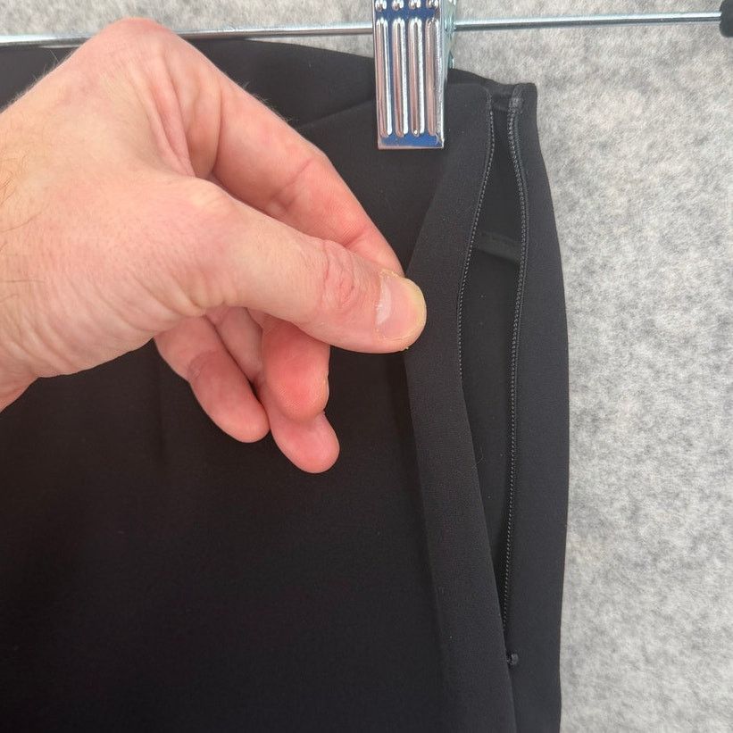 Theory Theory Belisa 2 Black Pants, Nylon Slim Stretch, Size 00 Size 24" / US 00 / IT 34 - 7 Thumbnail