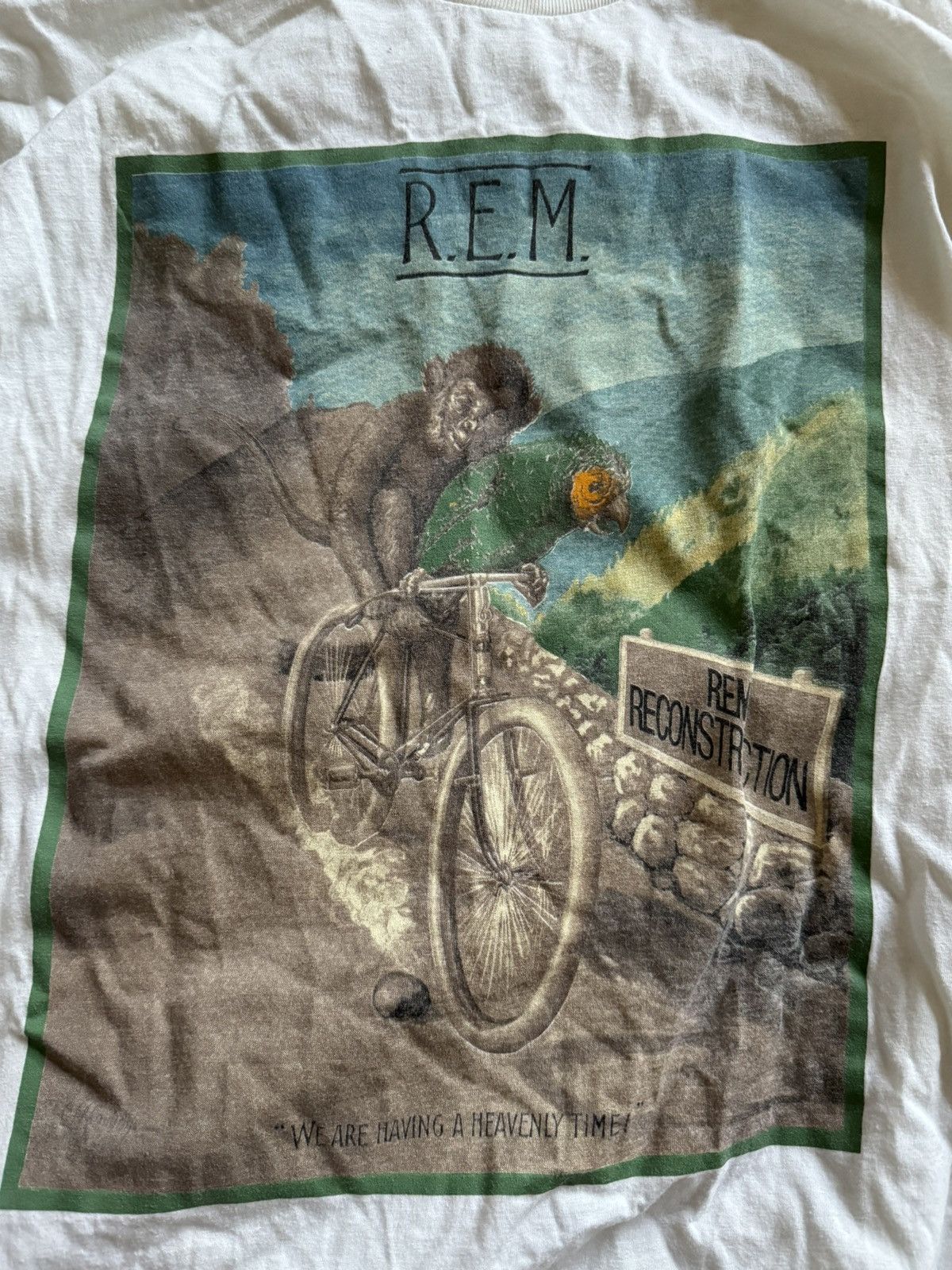 Vintage R.E.M. 1985 Reconstruction Tour Tee - Size L/XL Size US L / EU 52-54 / 3 - 2 Thumbnail