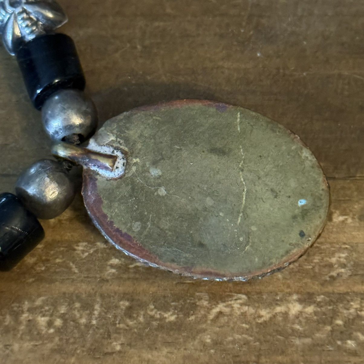 Vintage Vintage Native American mosaic pendant cord necklace Size ONE SIZE - 5 Thumbnail