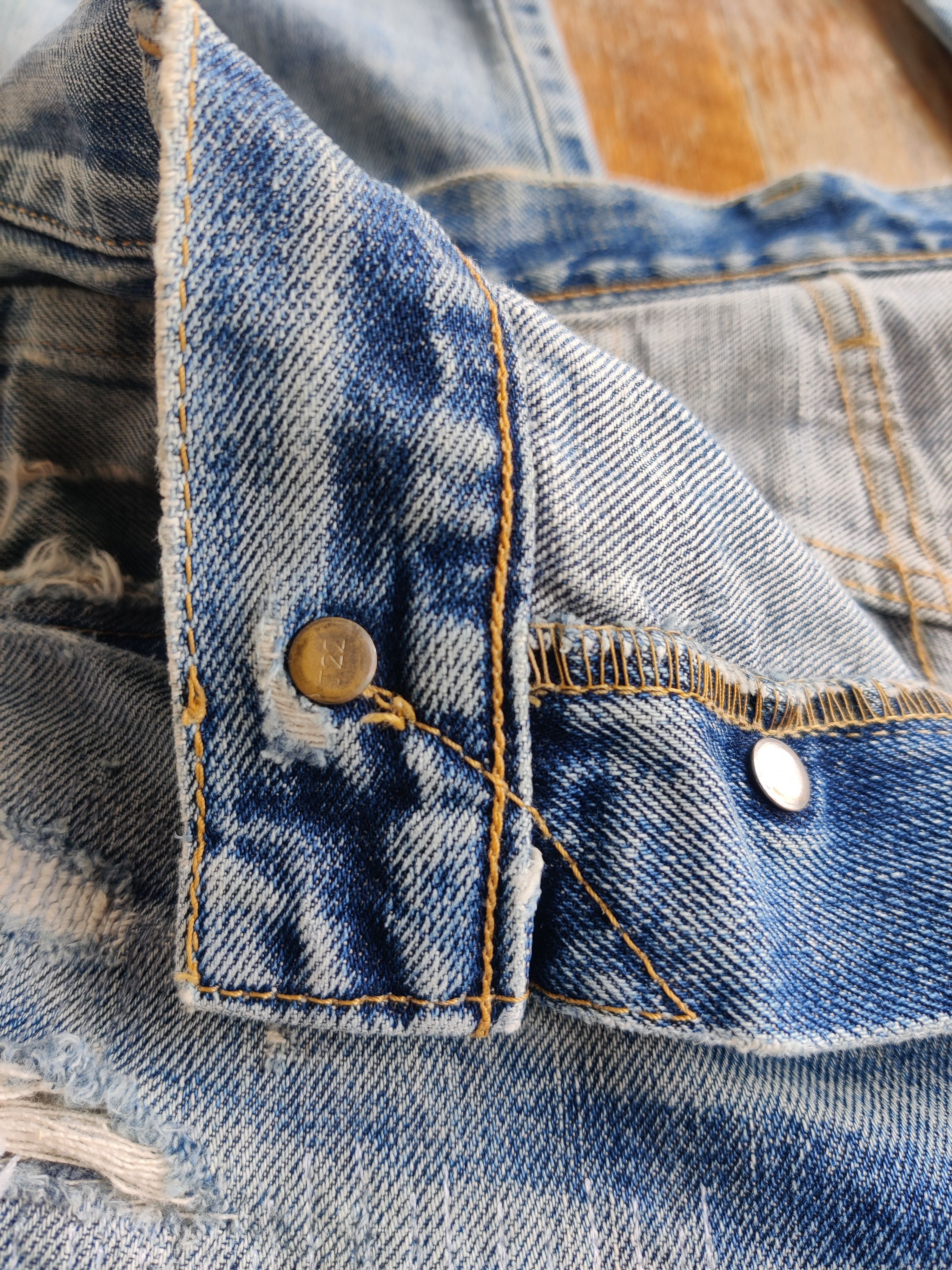 Japanese Brand × Levi's Vintage Clothing Vintage Levi's 702 Big E Selvedge Buckle Back Grunge Size US 30 / EU 46 - 11 Thumbnail