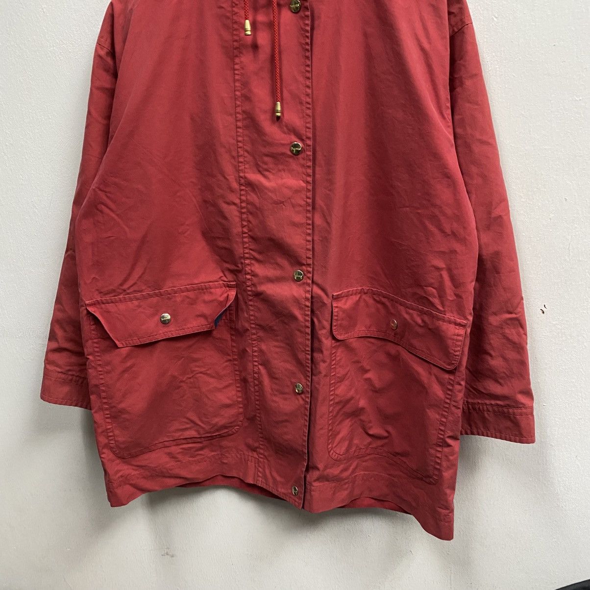 Burberry Rare Vintage Burberrys Prorsum Red Parka Jacket Hooded Size US L / EU 52-54 / 3 - 5 Thumbnail