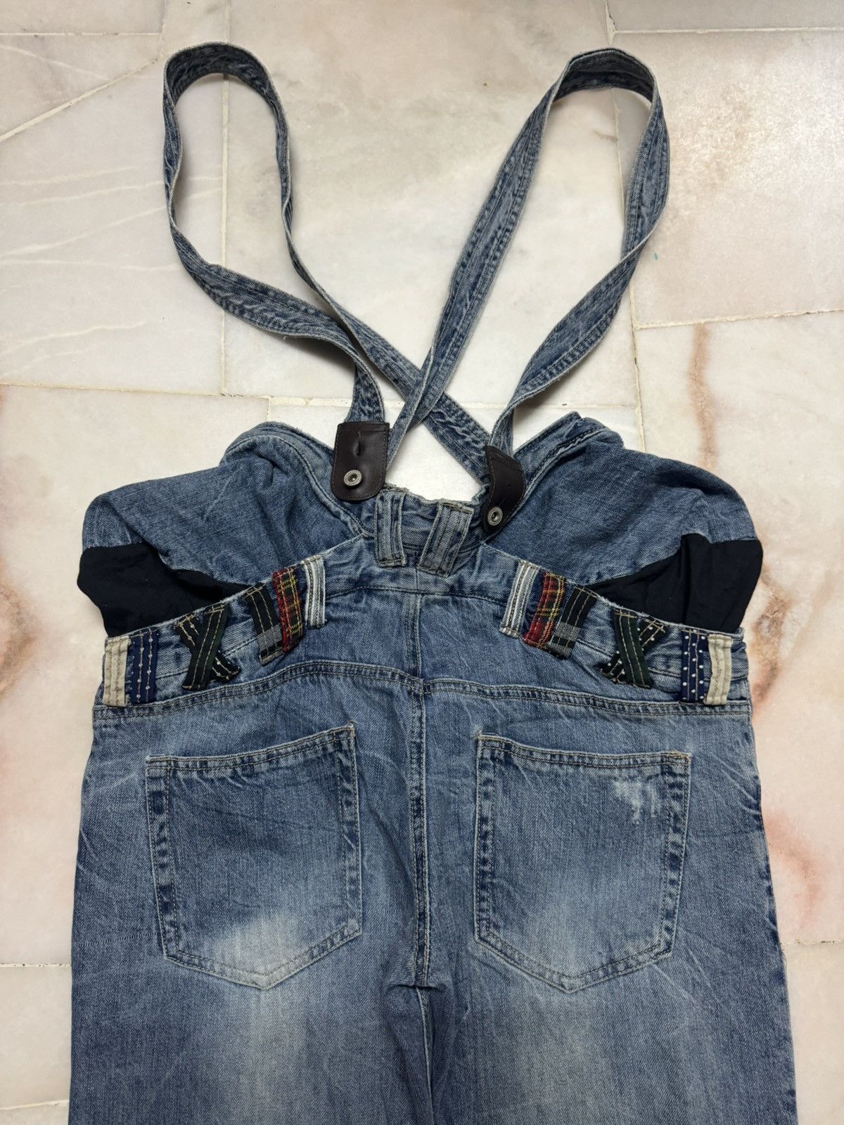 PPFM 💥RARE DOUBLE WAIST💥VTG JAPANESE OVERALL DOUBLE WAIST GRUNGE Size US 30 / EU 46 - 14 Thumbnail