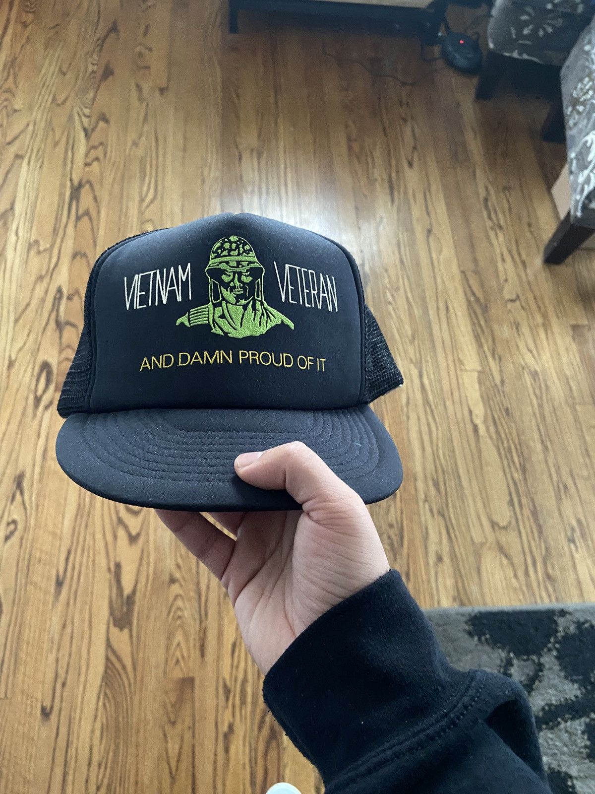 Vintage Vintage Vietnam veteran hat Size ONE SIZE - 1 Thumbnail