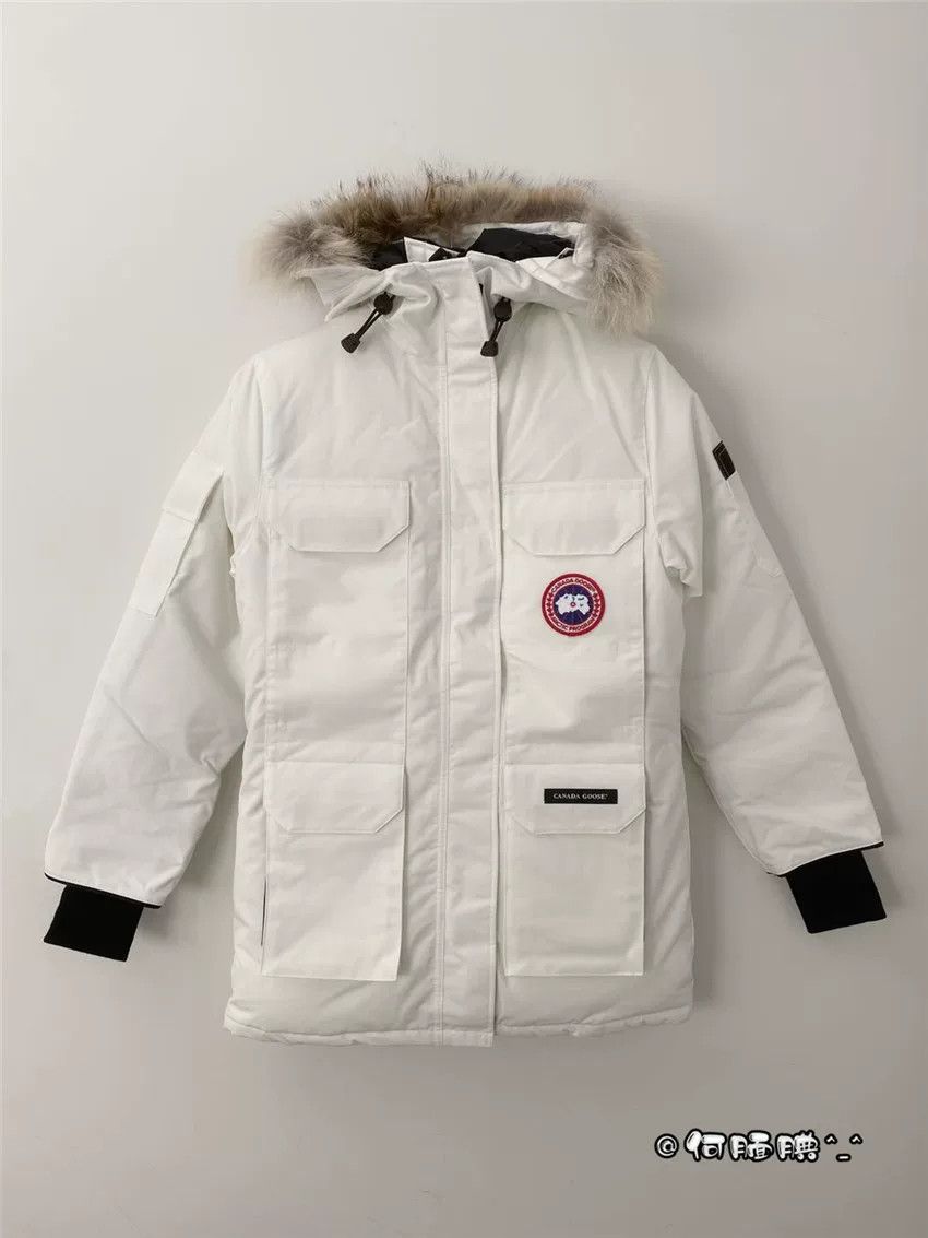 Canada Goose Canada Goose Expedition White Down Jacket Size M / US 6-8 / IT 42-44 - 1 Thumbnail