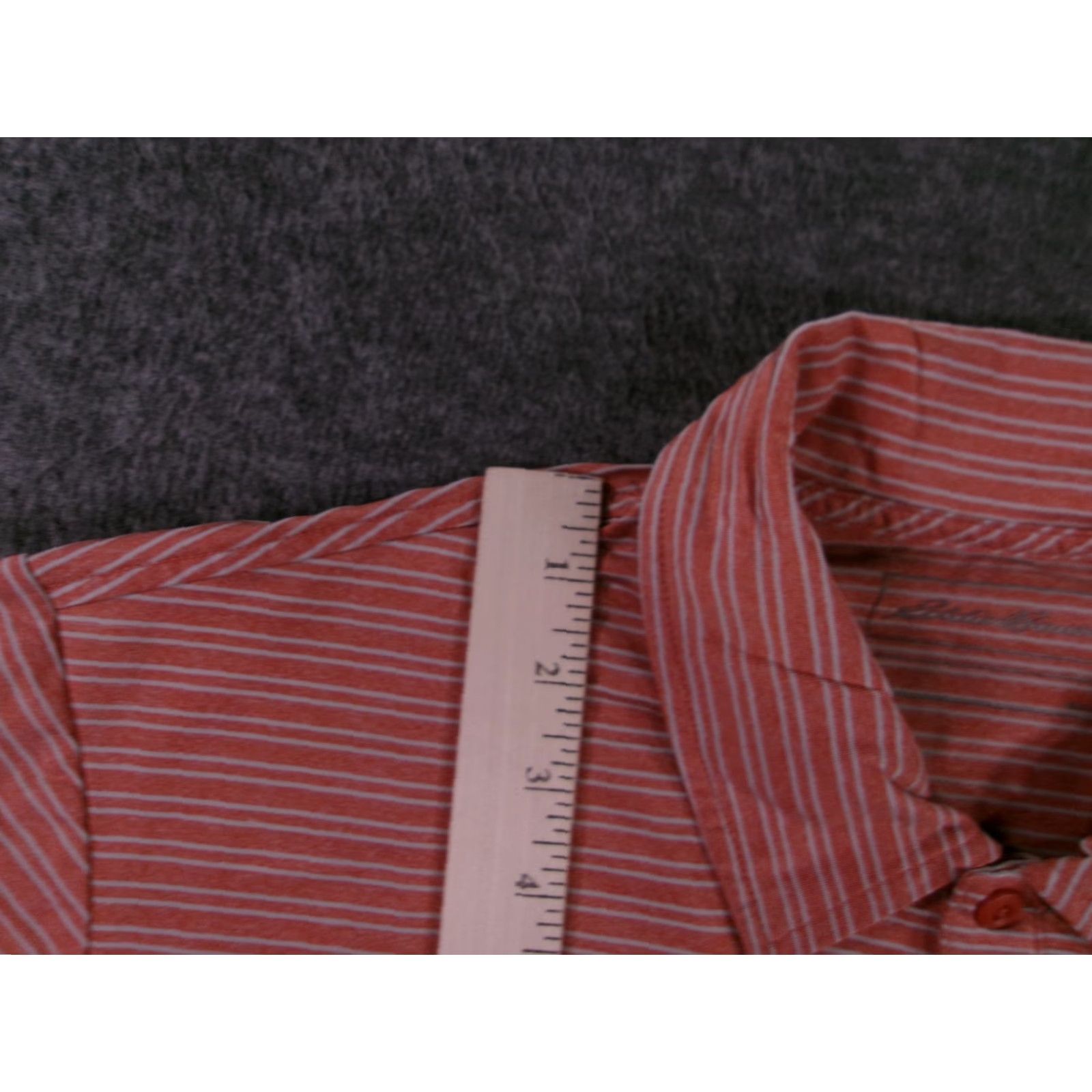 Eddie Bauer Eddie Bauer Polo Shirt Men Medium Coral Striped Performance Golf Outdoor Classis Size US M / EU 48-50 / 2 - 5 Thumbnail