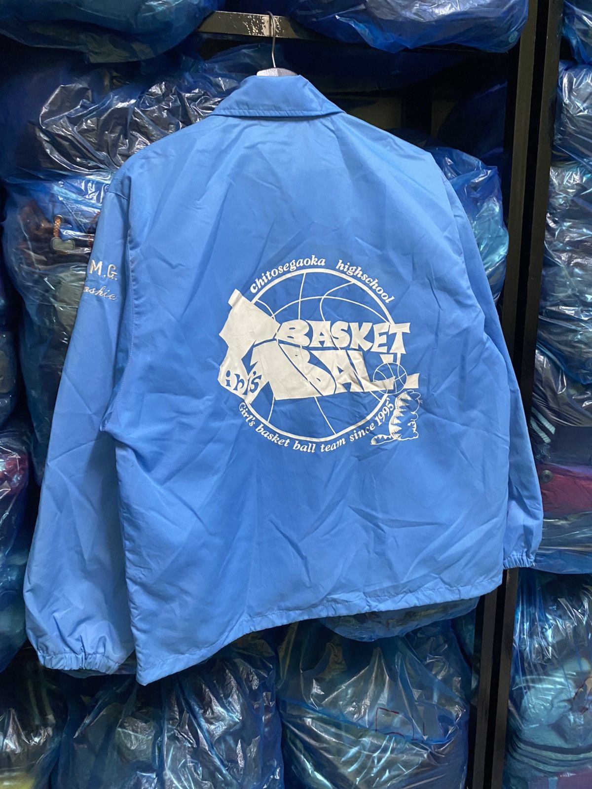 Other VINTAGE GARFIELD BASKETBALL NYLON COACH JACKET Size US S / EU 44-46 / 1 - 9 Thumbnail
