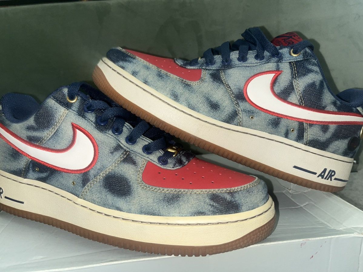 Nike Air force 1s “07 Denim” Size US 9 / EU 42 - 7 Thumbnail