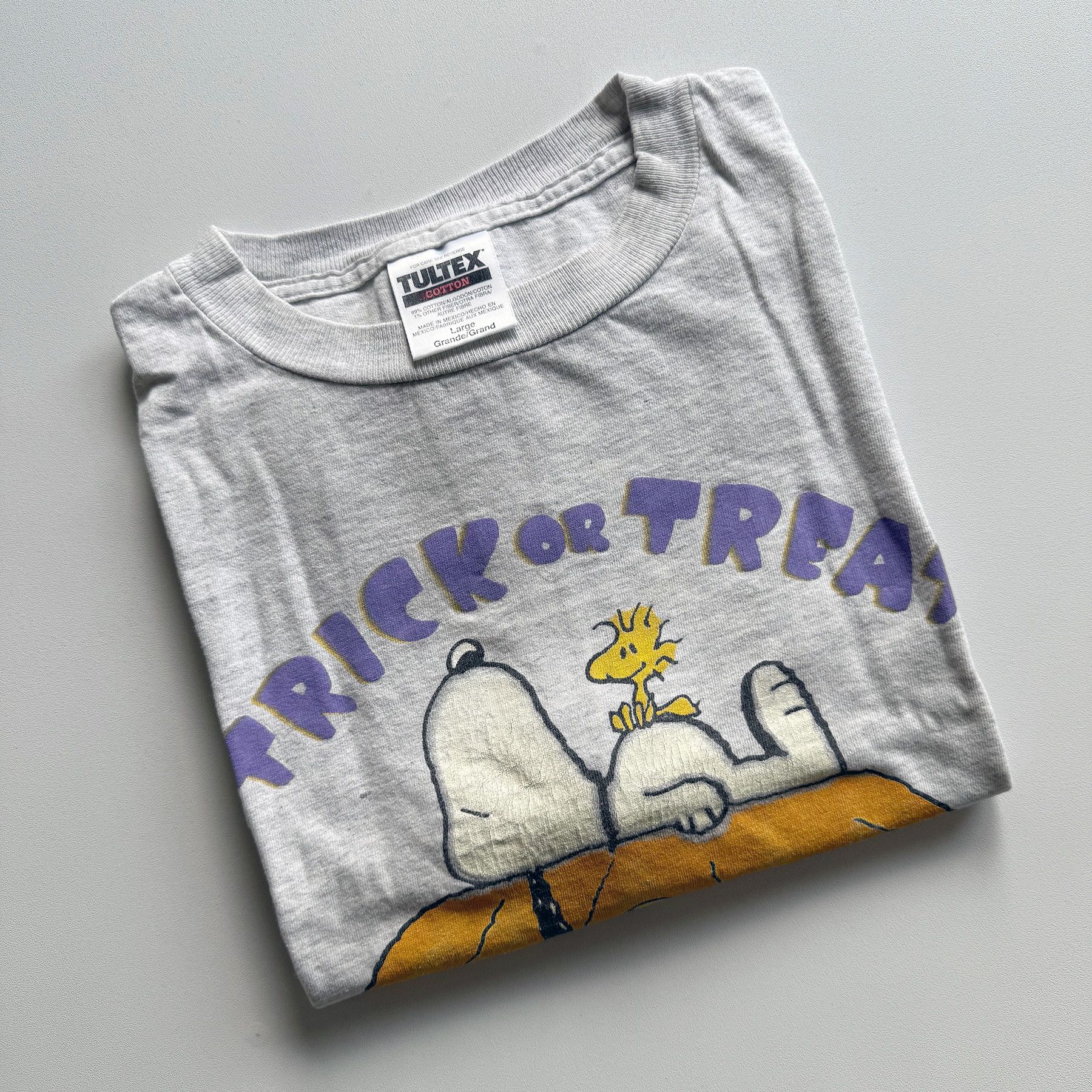 Peanuts 1995 Vintage Peanuts Snoopy Halloween Tee Size US L / EU 52-54 / 3 - 2 Thumbnail