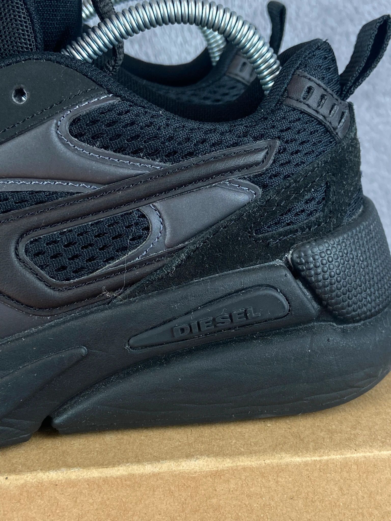 Diesel Diesel sneakers black retro y2k vintage Size US 5 / EU 37 - 3 Thumbnail