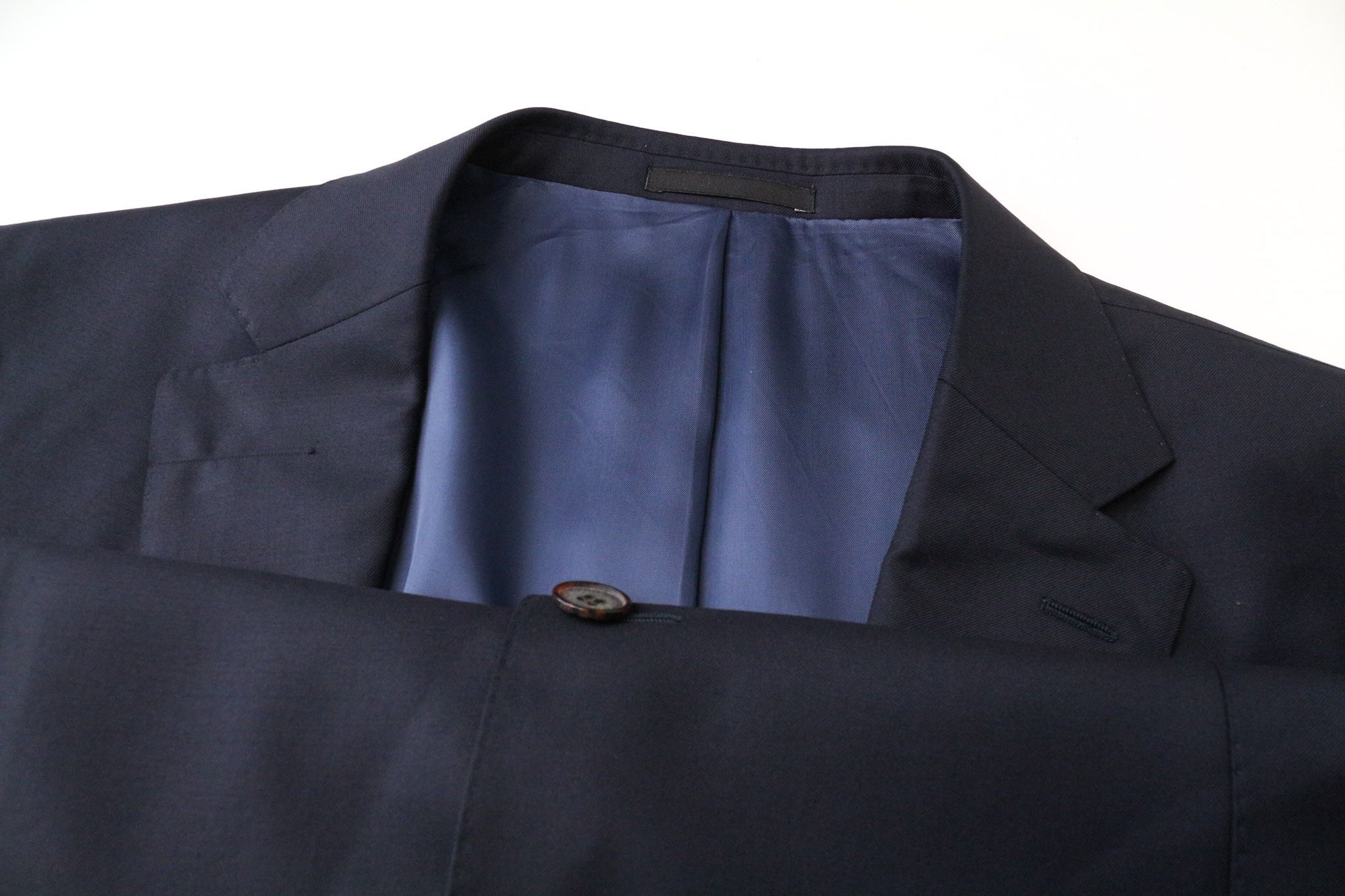 Suitsupply HAVANA BLUELINE UK52S Navy Wool 2 Piece Suit 75559 Size 52S - 7 Thumbnail