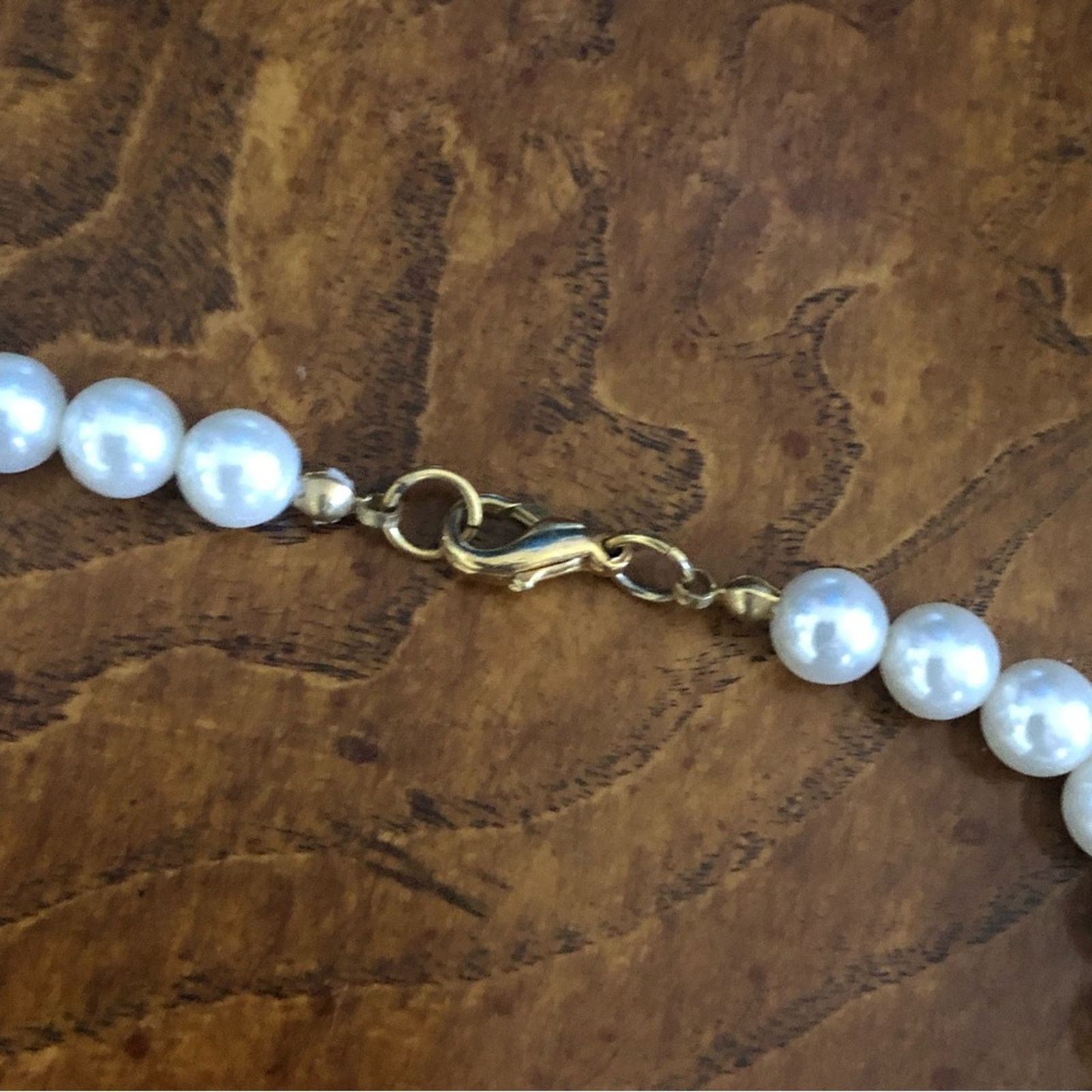 Jewelry Modern classic white glass pearl bead necklace Size ONE SIZE - 9 Thumbnail