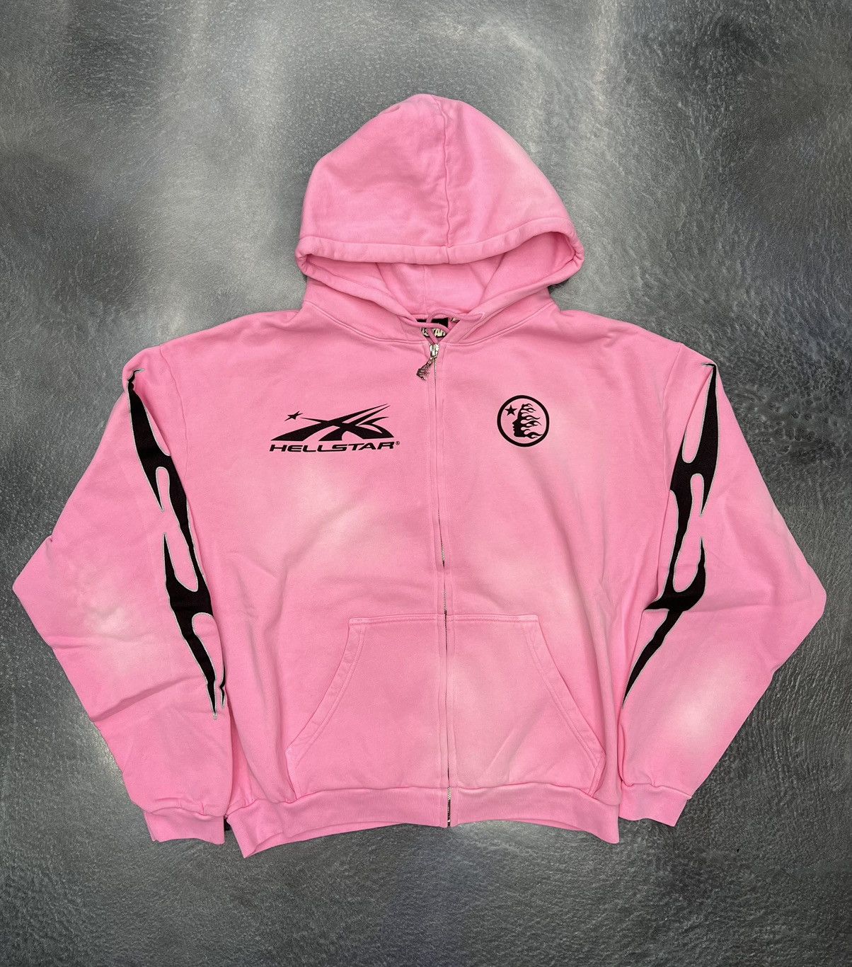 HELLSTAR Hellstar Sports Flame Zip Up Hoodie Size US XXL / EU 58 / 5 - 1 Thumbnail