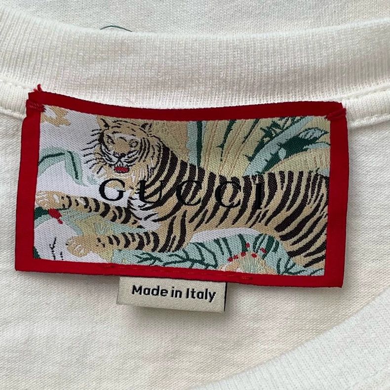 Gucci Gucci SS22 Tiger Print Straight Short Sleeve T-shirt 2503-N Size US XS / EU 42 / 0 - 6 Thumbnail