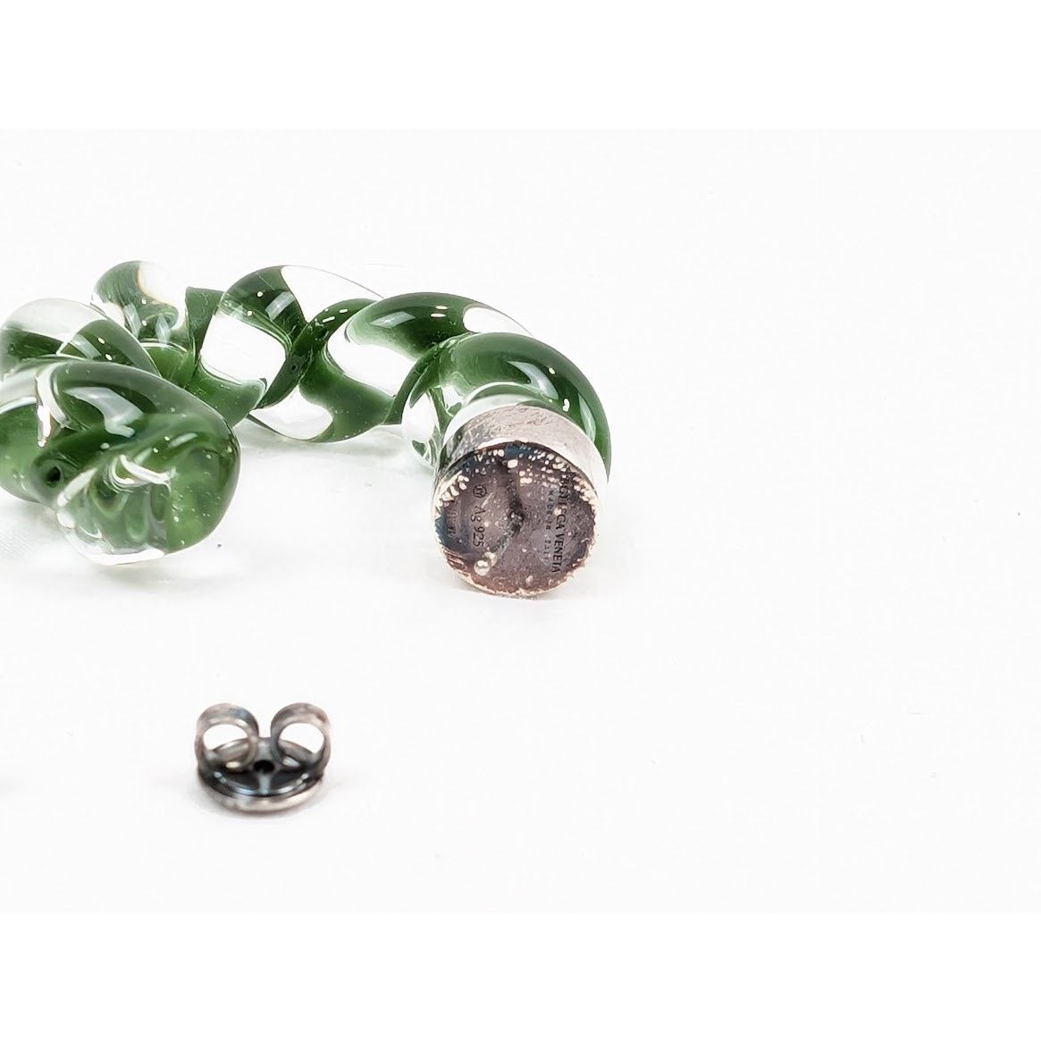 Bottega Veneta o1rshd1 Size: OS / Women's Sterling Silver/Glass Earrings Size ONE SIZE - 7 Thumbnail
