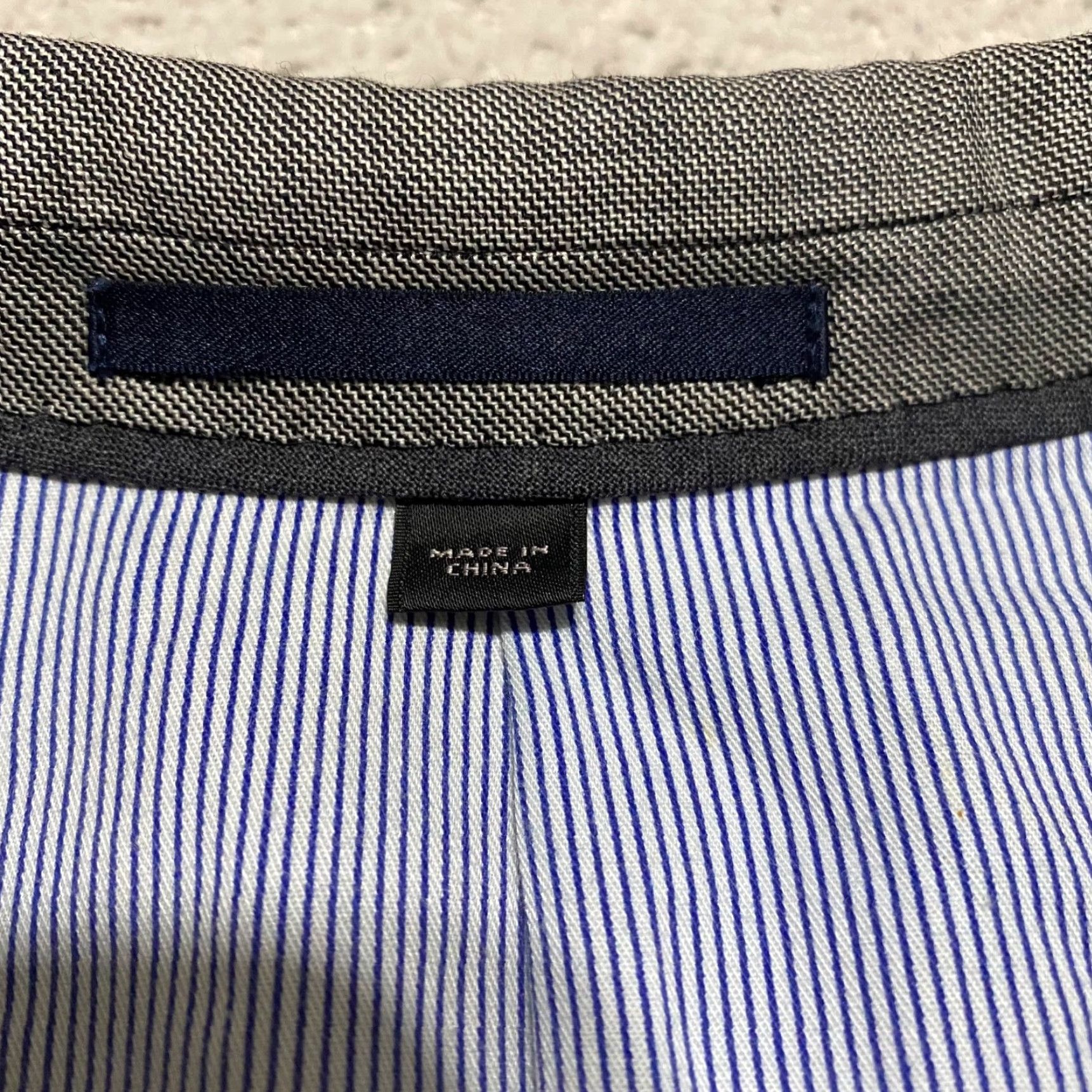 J.Crew J.CREW Blazer Mens 40R Wool Gray Tollegno 1900 Italy 2 Button Notch Lapel Double-Vented Regular Front Flat 2 Piece Vintage? No Size 40R - 7 Thumbnail