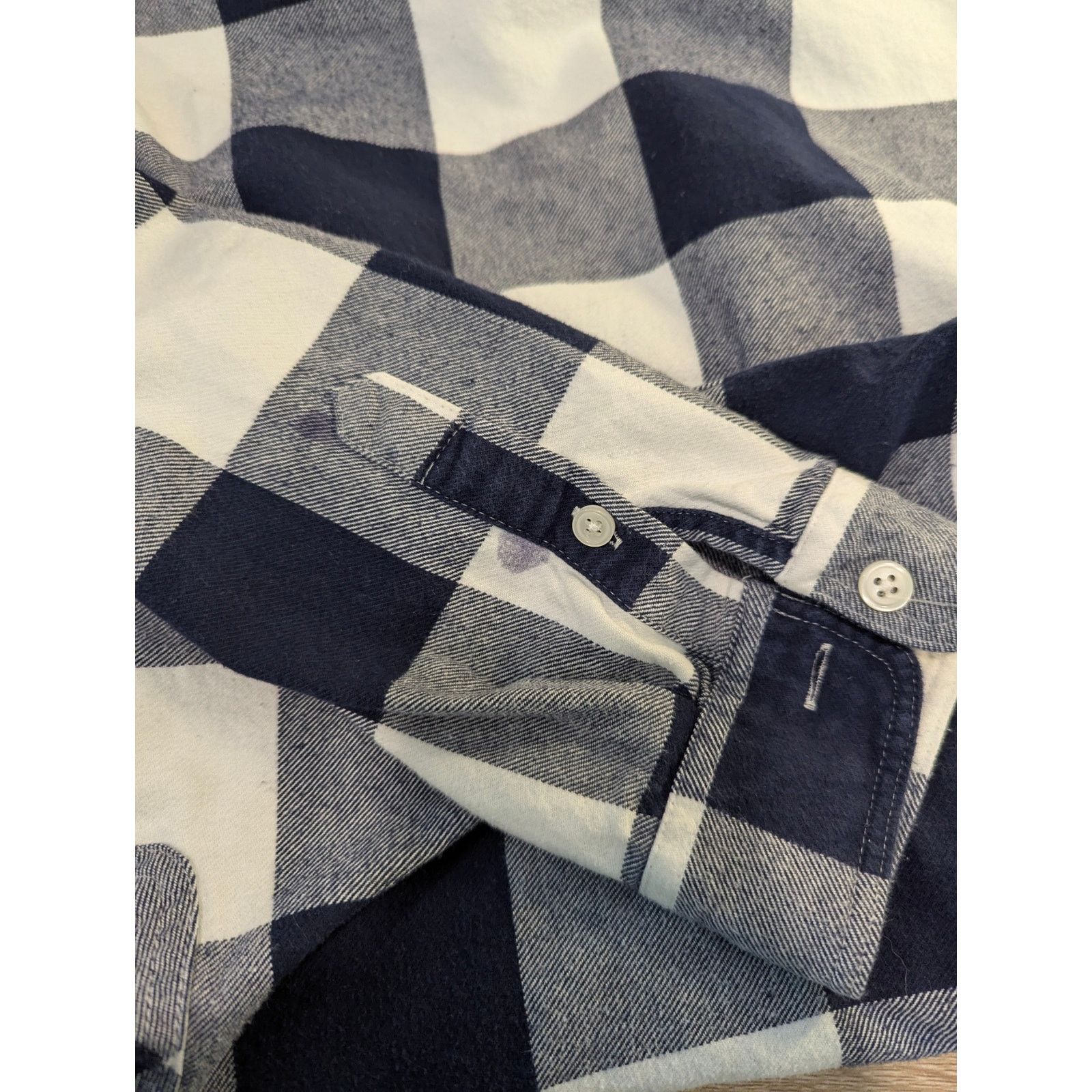 J.Crew J. Crew Buffalo Check Blue Half Zip Shirt Jacket Shacket Size S / US 4 / IT 40 - 6 Thumbnail