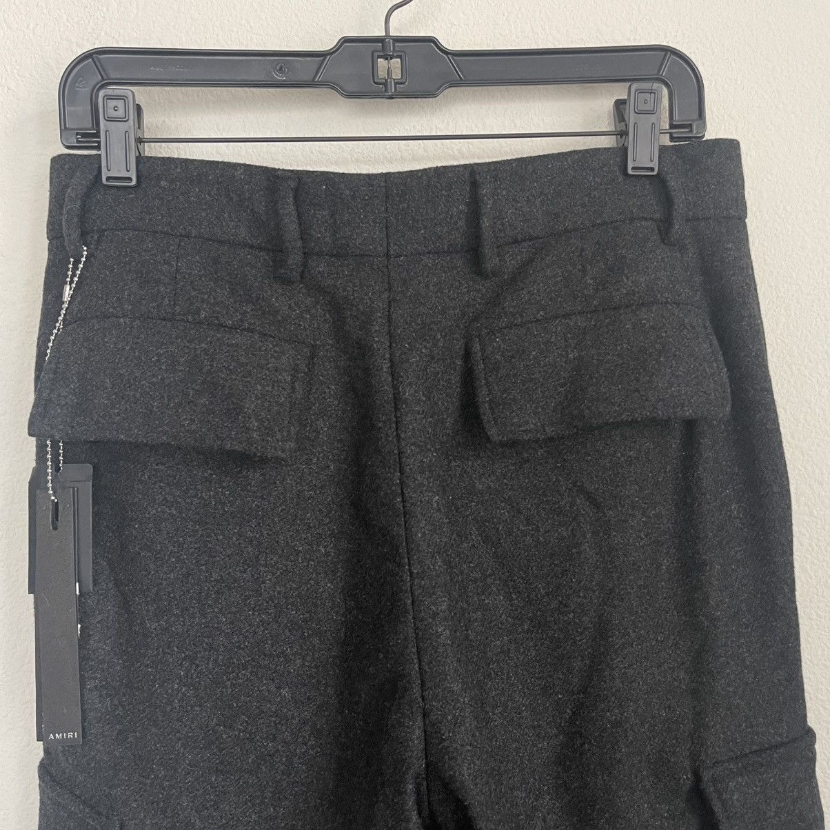 Amiri AMIRI Gray Slim Flared Cargo Pants Size US 30 / EU 46 - 7 Thumbnail
