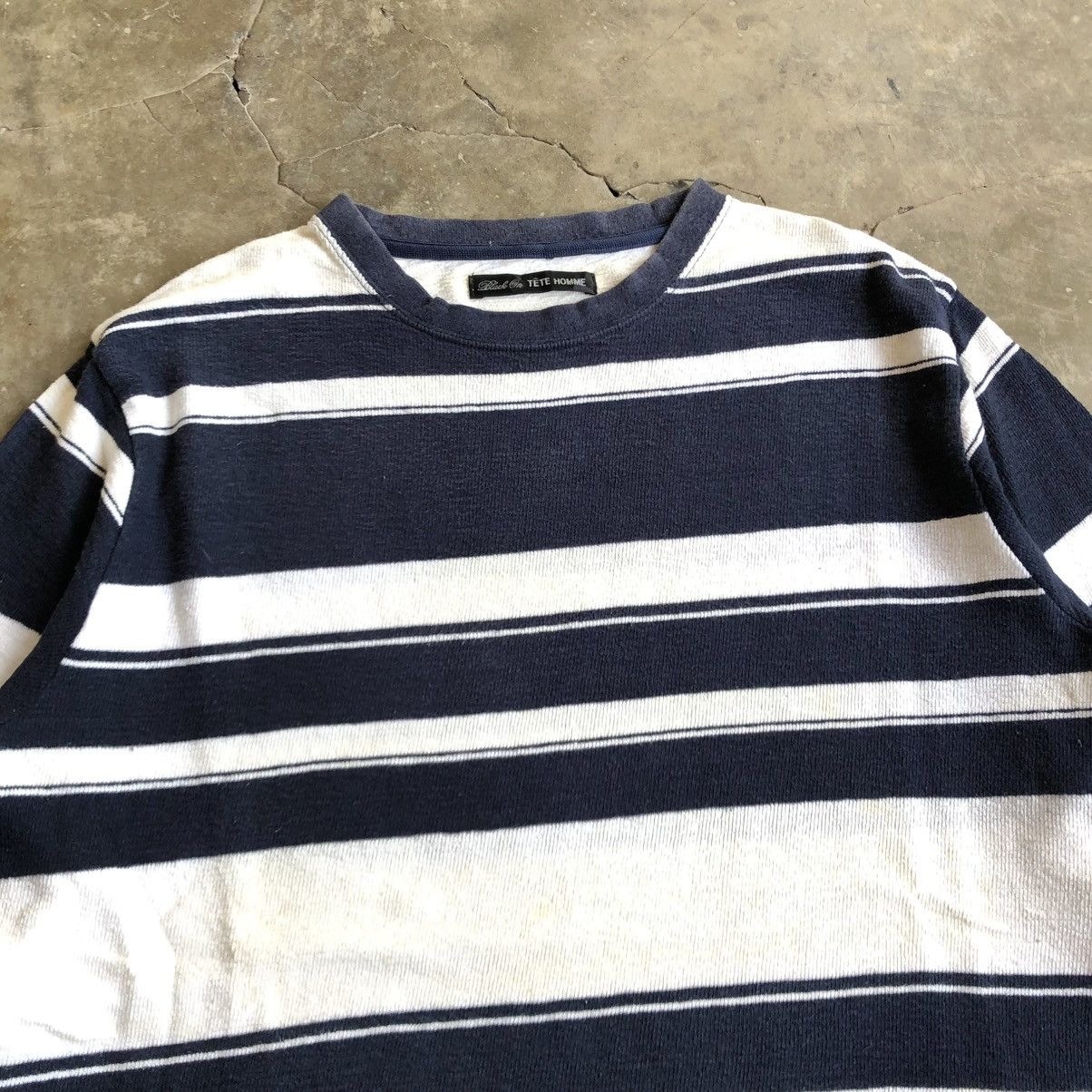 Issey Miyake Vintage Tete Homme by Issey Miyake Stripe Longslevee Size US L / EU 52-54 / 3 - 3 Thumbnail