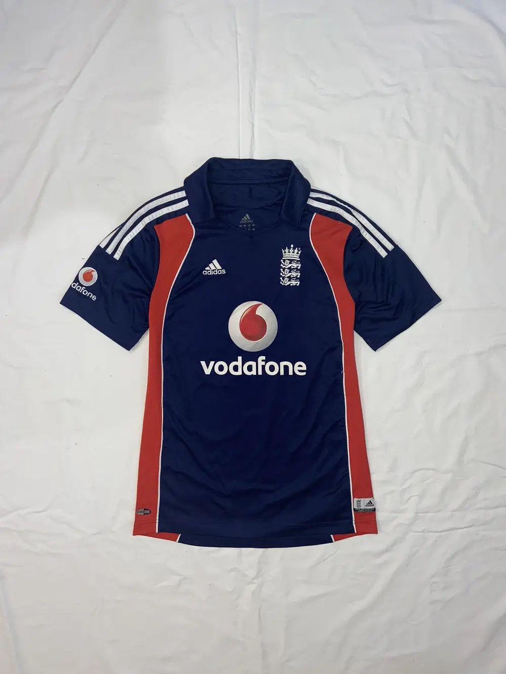 Adidas VINTAGE 2008 ADIDAS ENGLAND CRICKET NATIONAL TEAM JERSEY Size US S / EU 44-46 / 1 - 1 Thumbnail